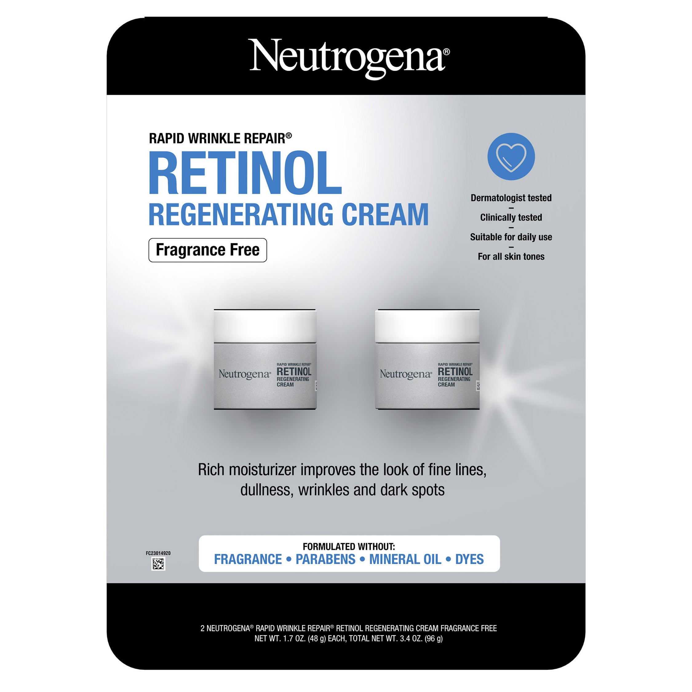 NEUTROGENA RAPID WRINKLE REPAIR RETINOL CREAM
