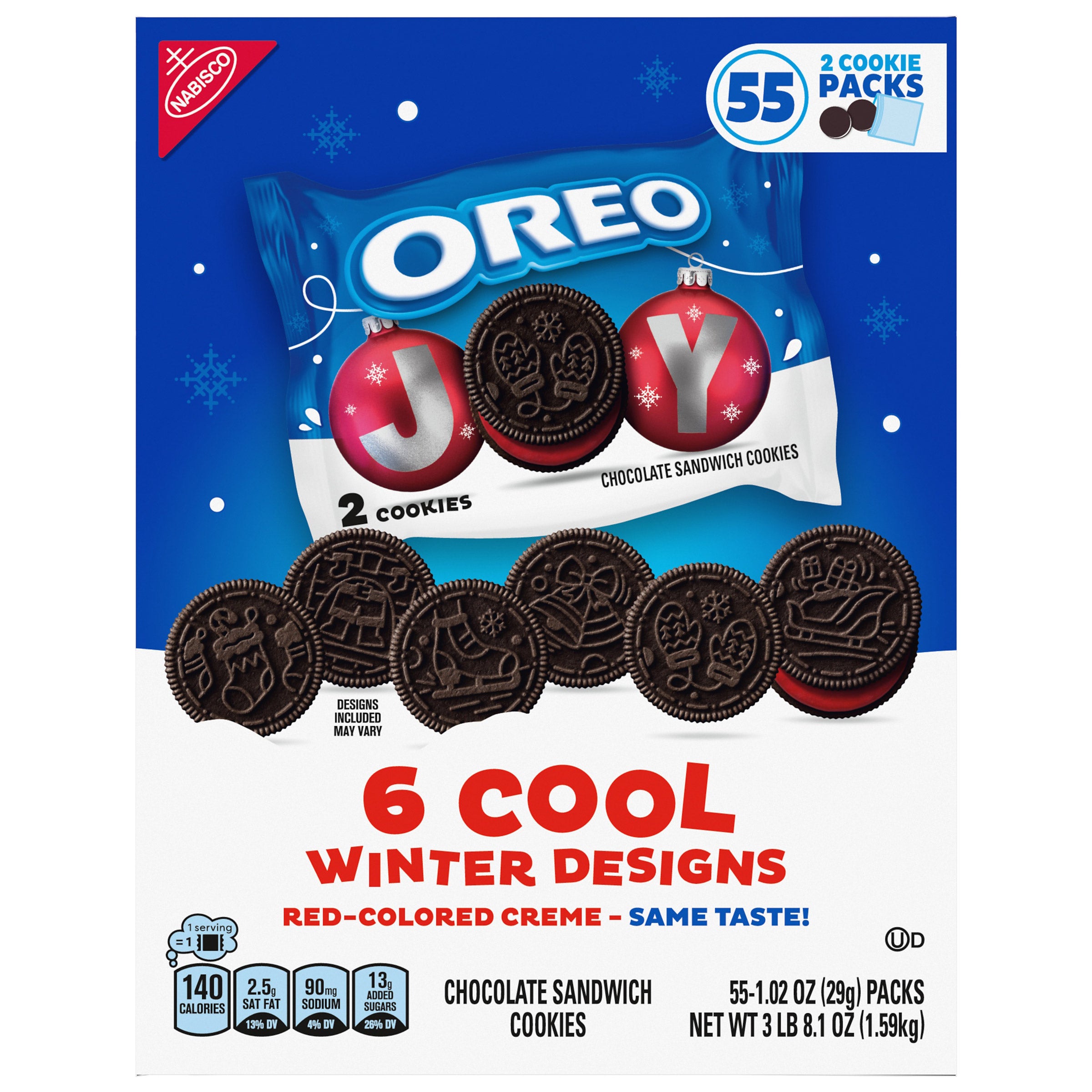 OREO JOY WINTER TREATS 55 COUNT