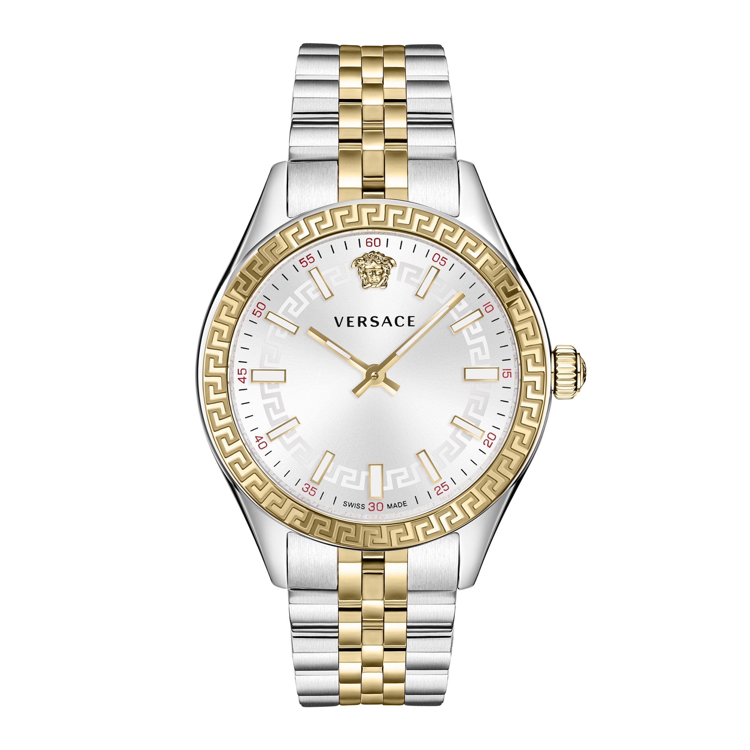 VERSACE HELLENYIUM TWO TONE STAINLESS STEEL WOMENS WATCH - Image 1