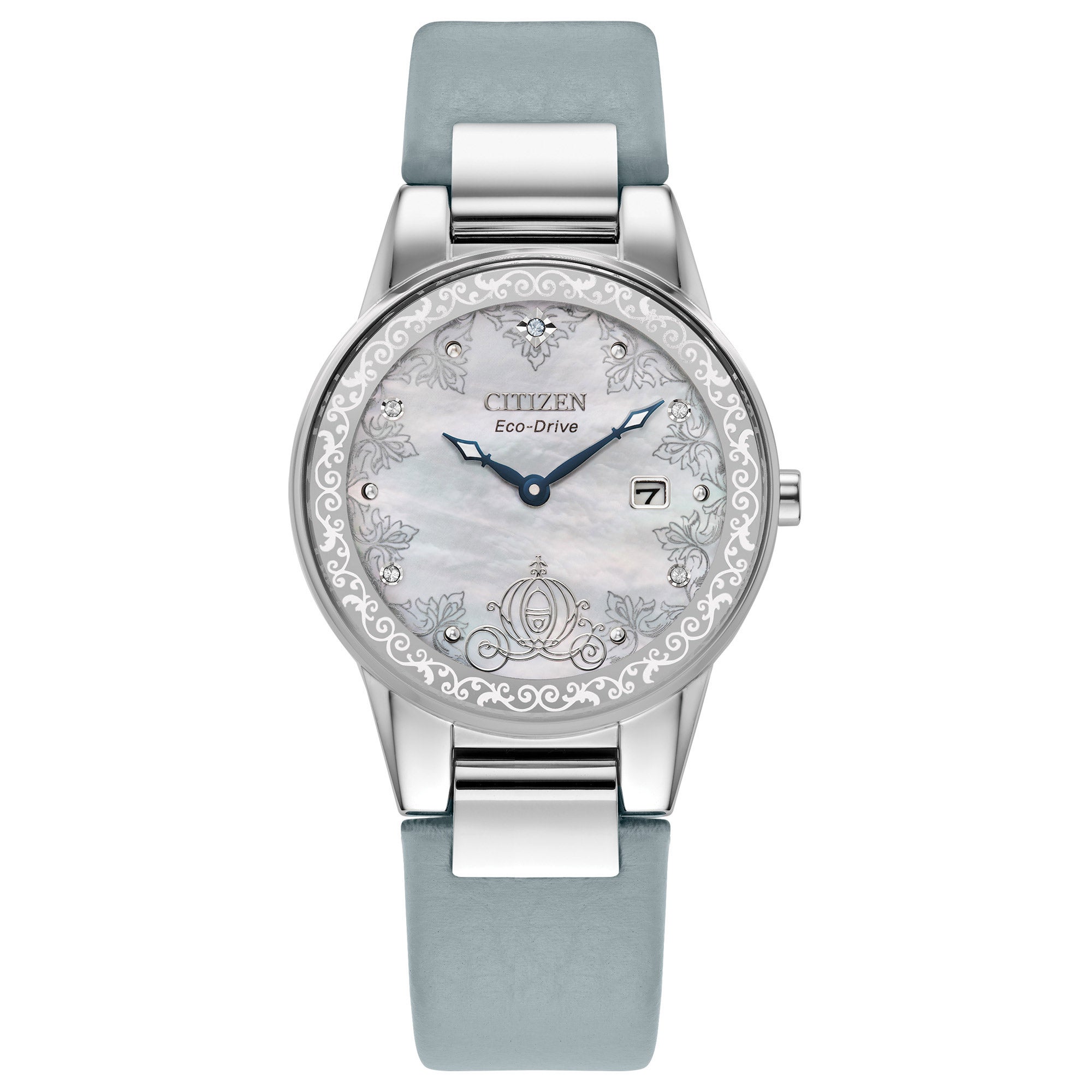 CITIZEN ECO-DRIVE DISNEY CINDERELLA LADIES WATCH PIN SET