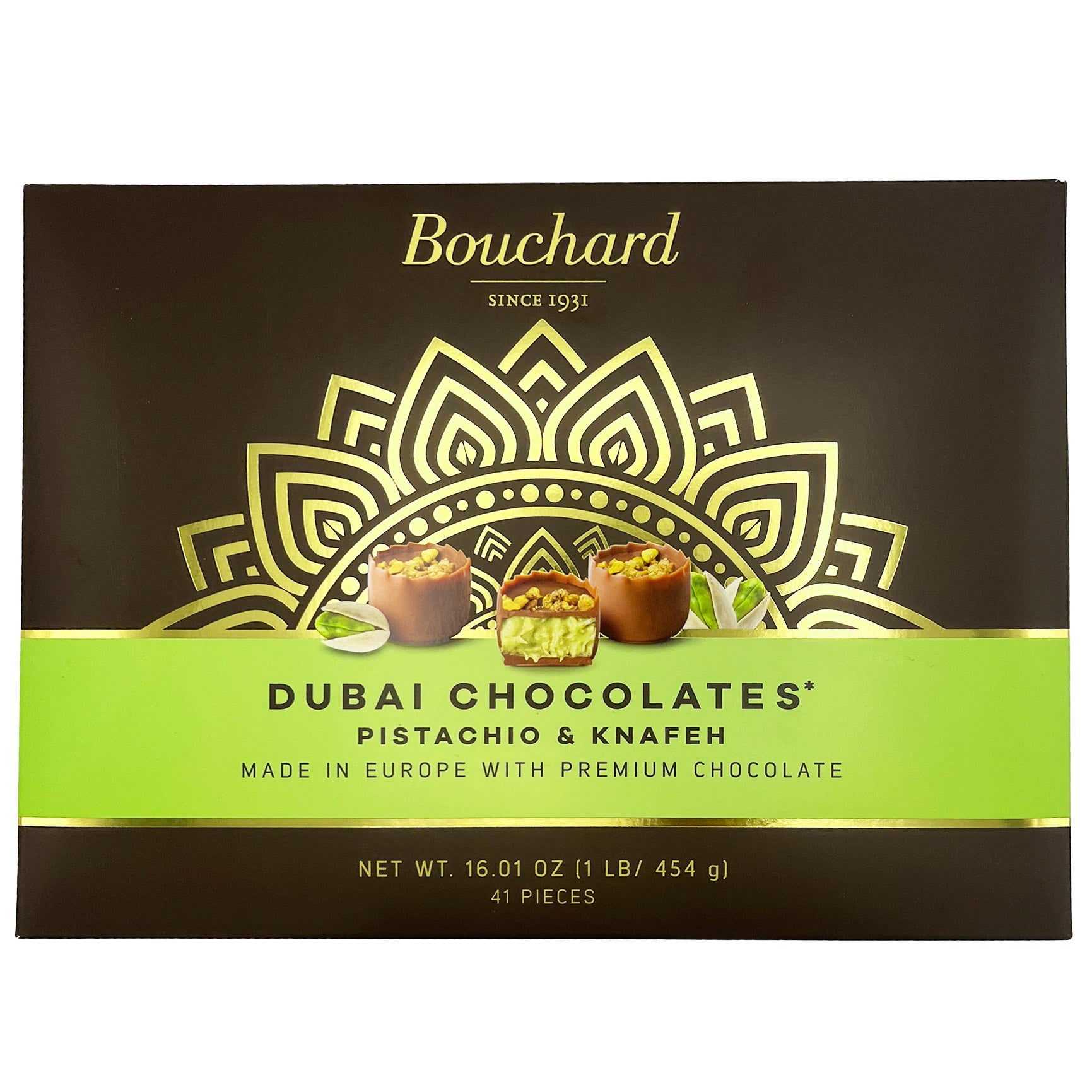 BOUCHARD DUBAI CHOCOLATE 16 OZ (1 LB)