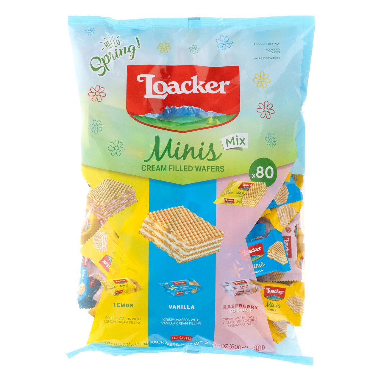 LOACKER SPRING MIX MINI WAFER COOKIE 28.2 OZ