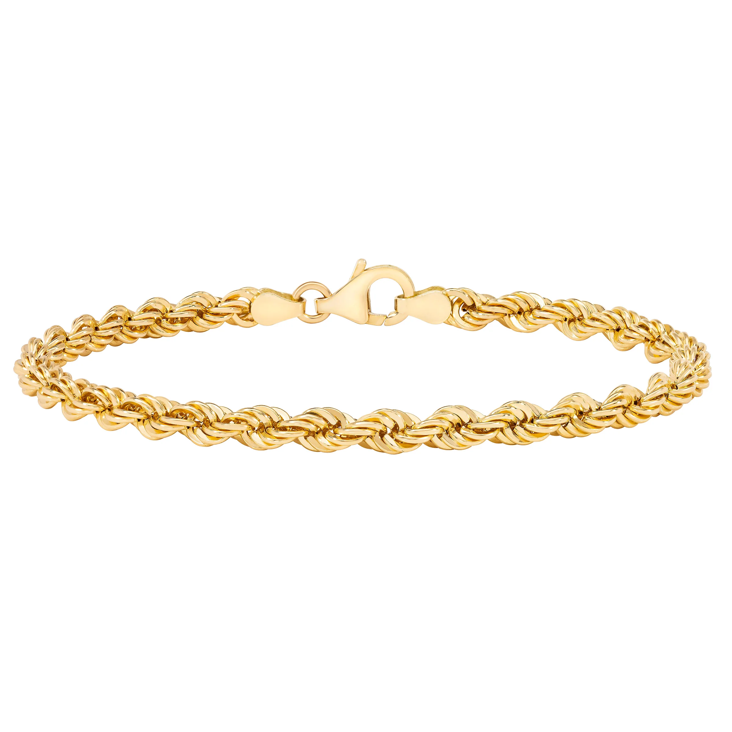 14KT YELLOW GOLD ROPE BRACELET 8.5¨ MADE IN ITALY