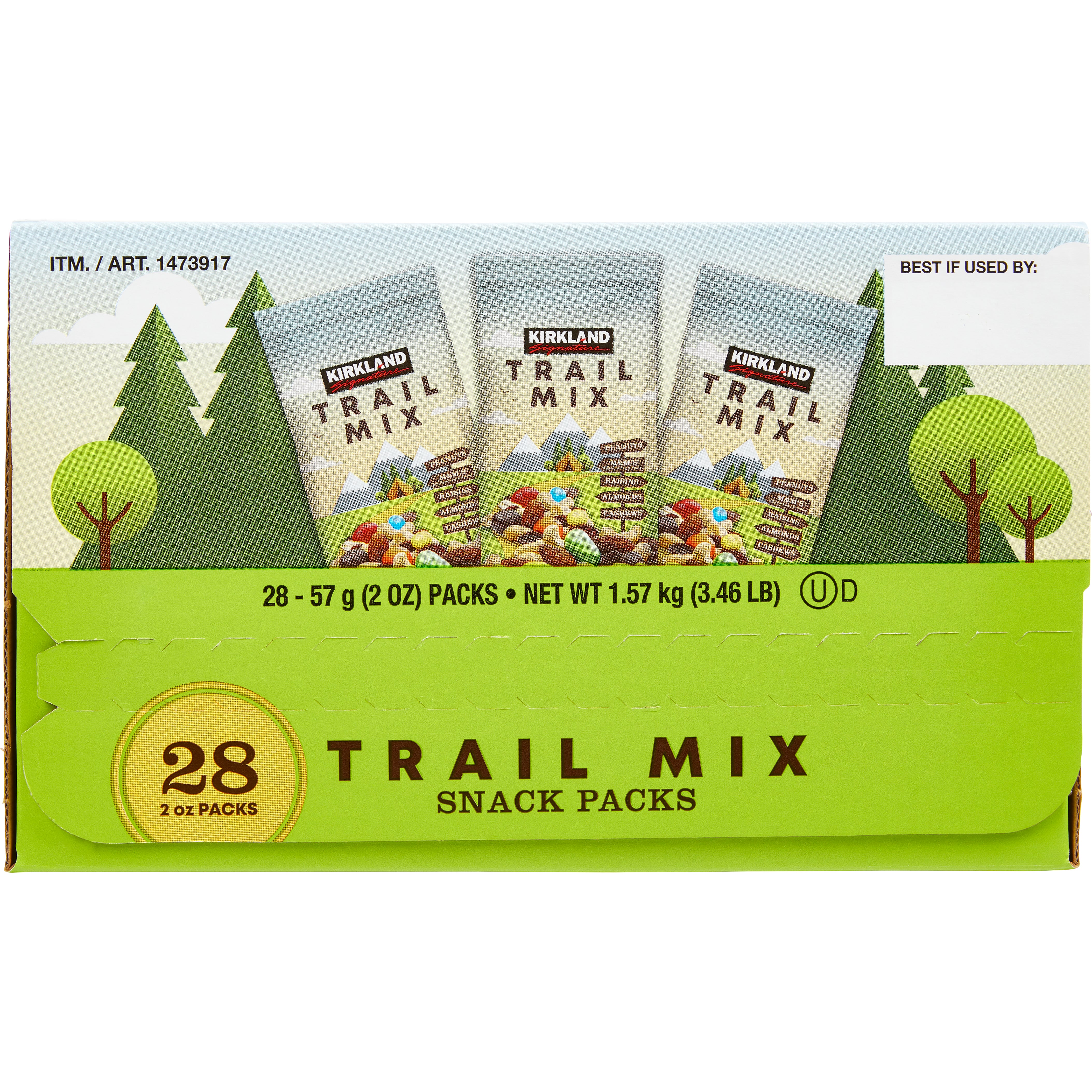 KIRKLAND SIGNATURE TRAIL MIX SNACK PACKS 28/2 OZ - Image 1