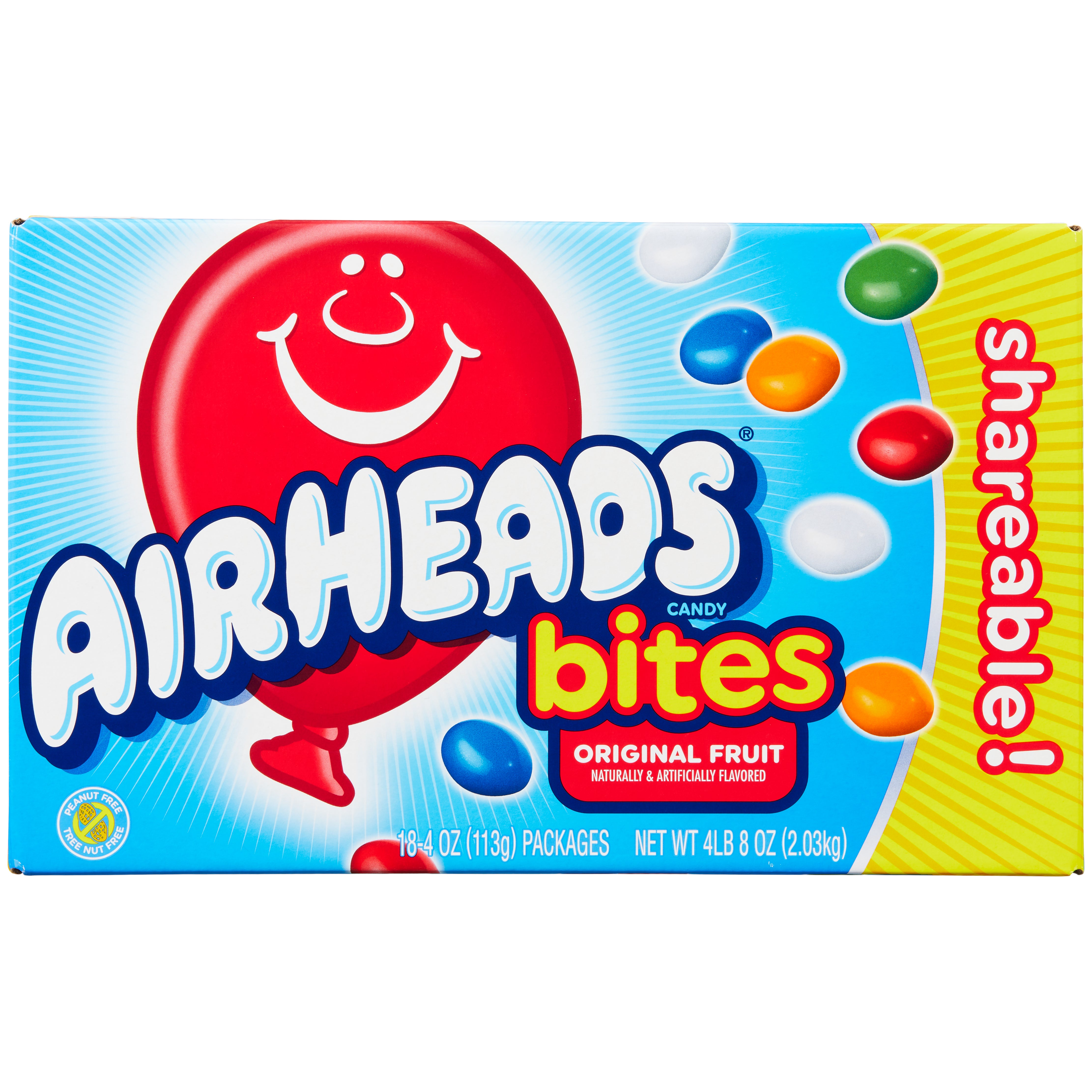 AIRHEADS BITES SHAREABLE 18 CT / 4OZ