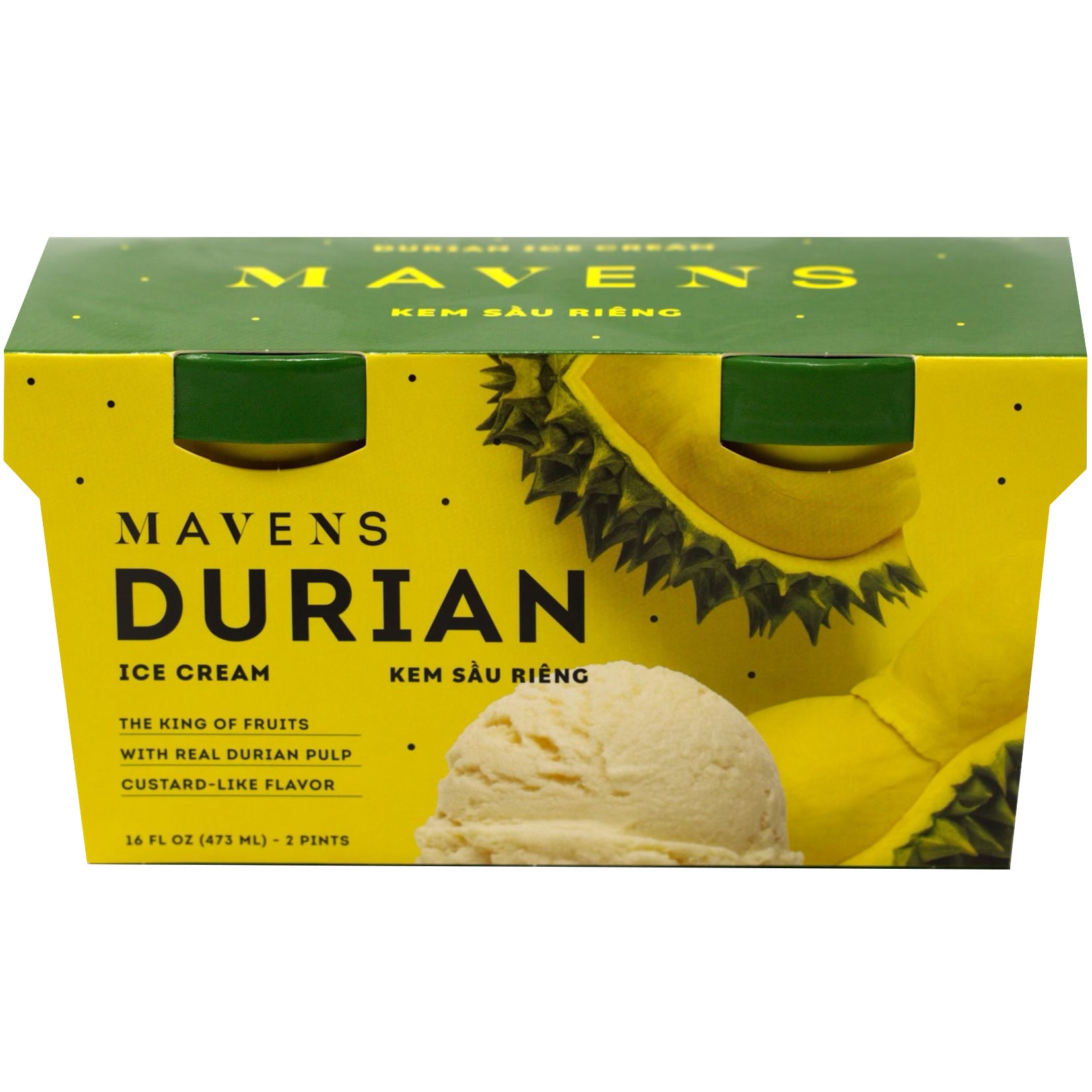 MAVEN'S DURIAN ICE CREAM 2/16 OZ
