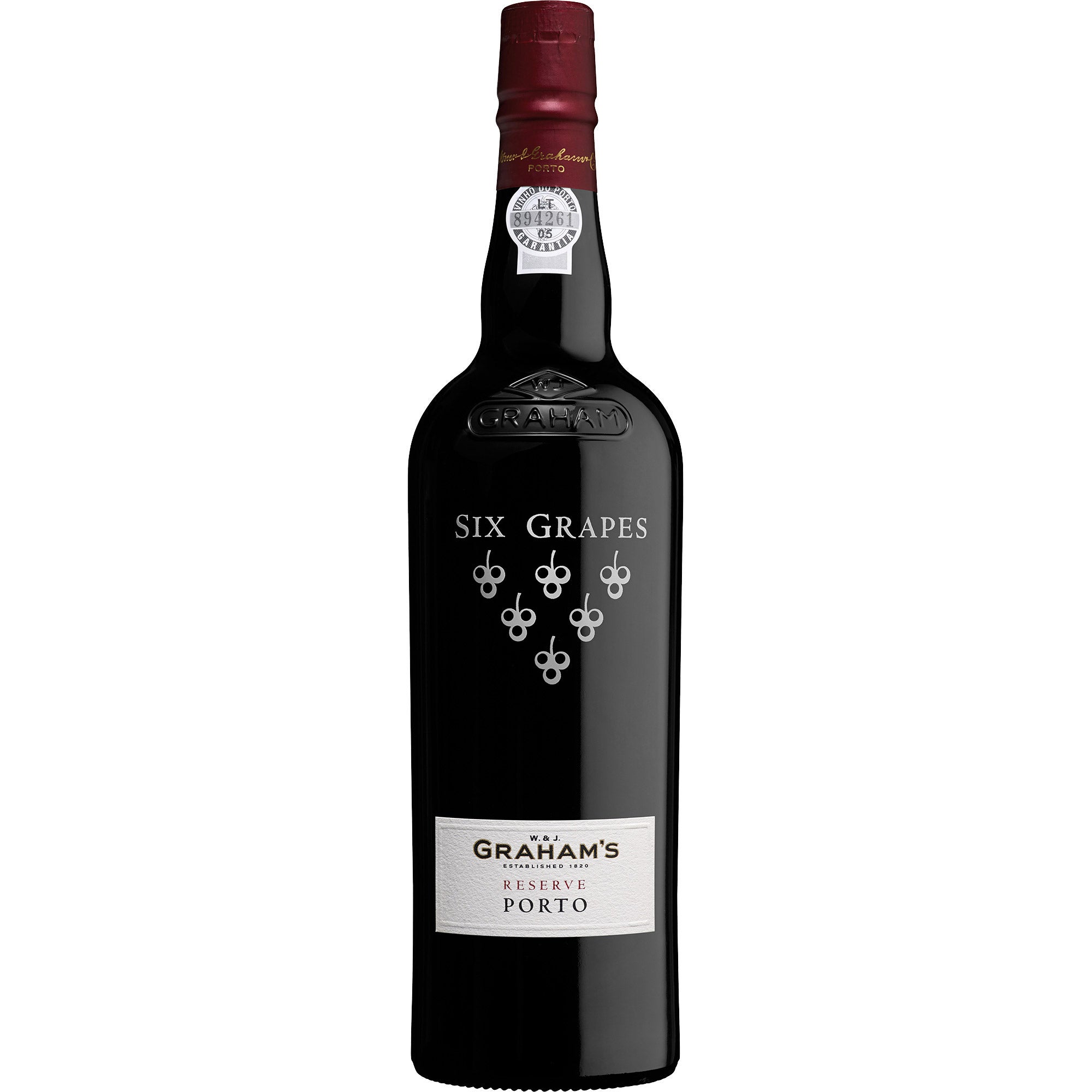 GRAHAM'S SIX GRAPES PORTO PORTUGAL 750ML