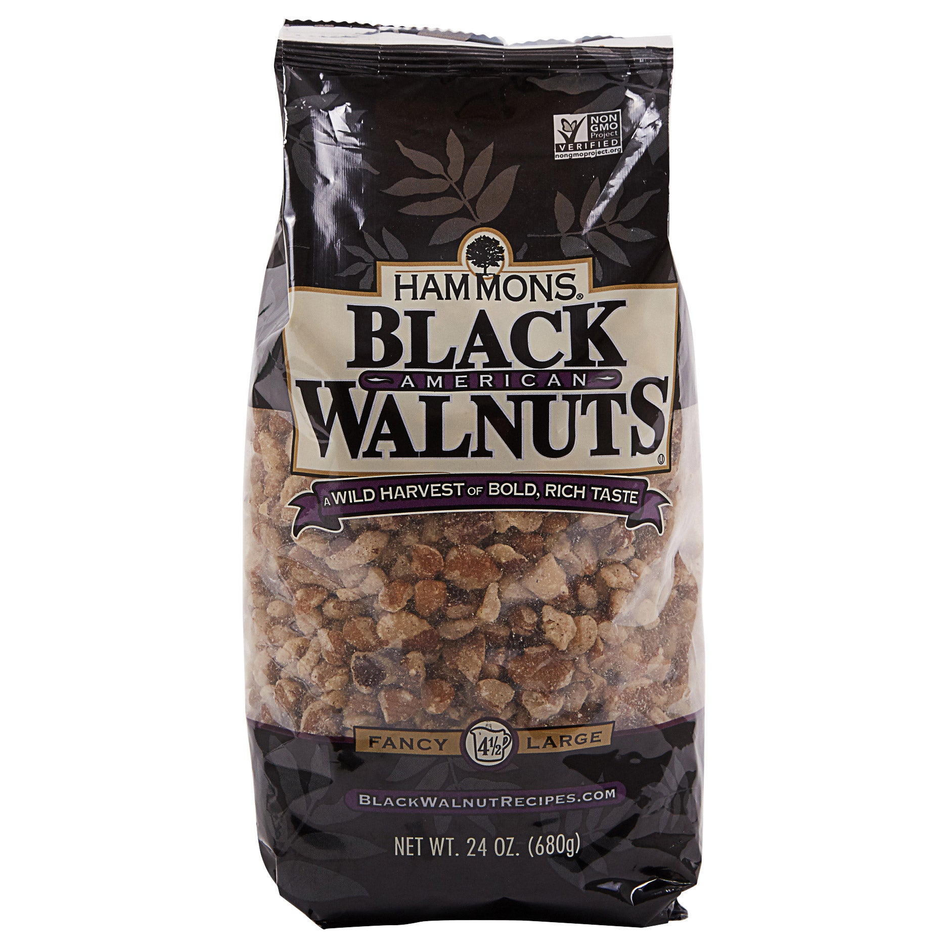 HAMMONS BLACK WALNUTS 24 OUNCE BAG