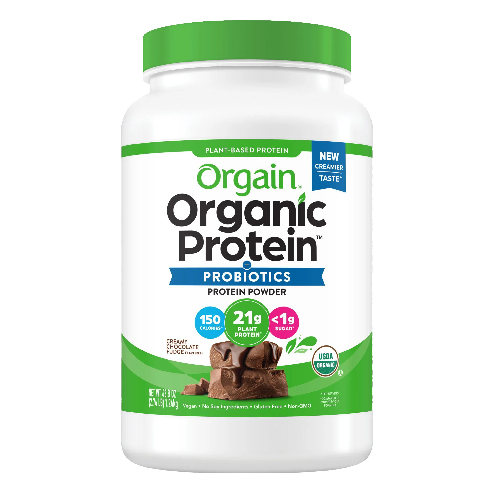 ORGAIN ORGANIC PROTEIN POWDER, 2.74 LBS - Image 1