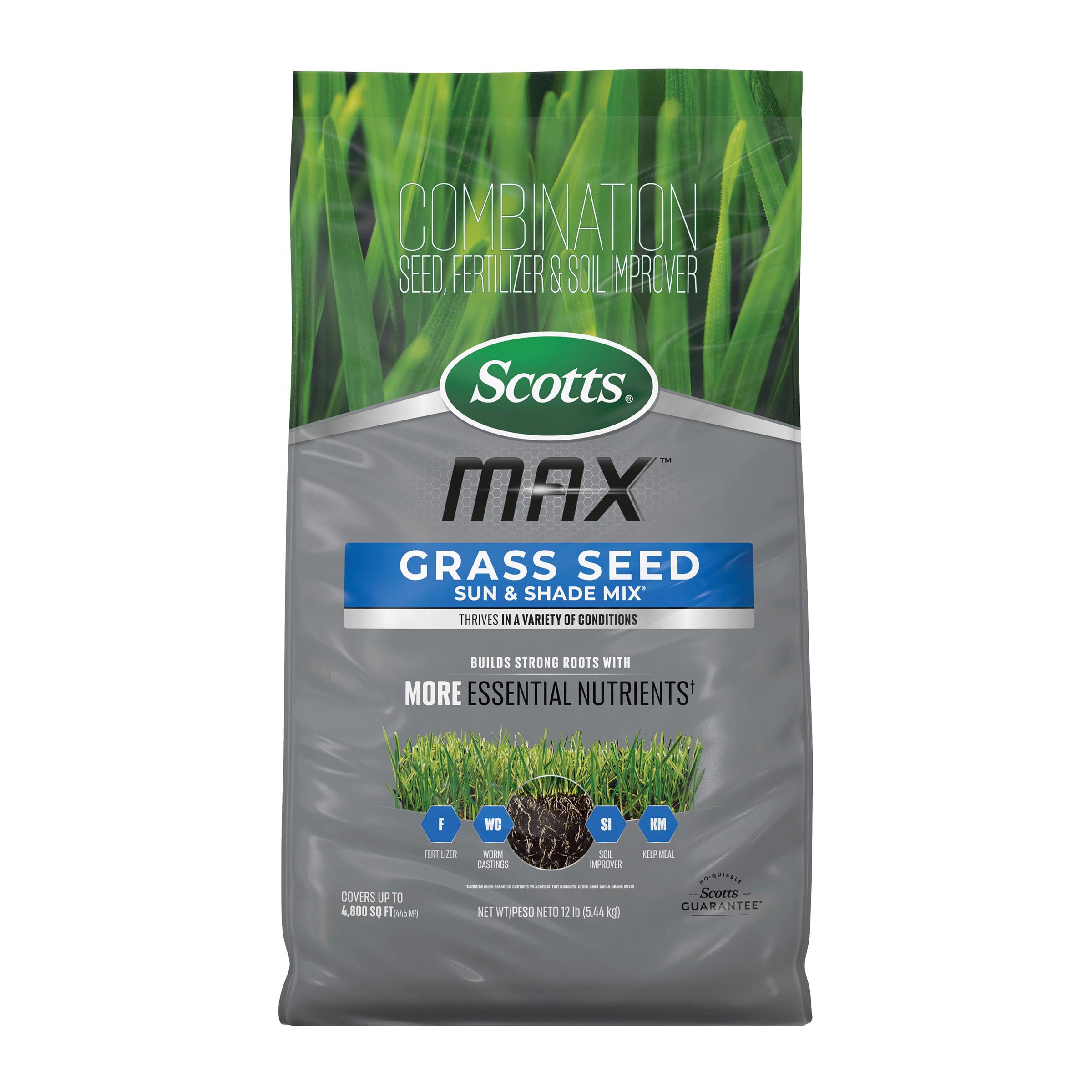 THE SCOTTS MAX GRASS SEED SUN & SHADE - Image 1