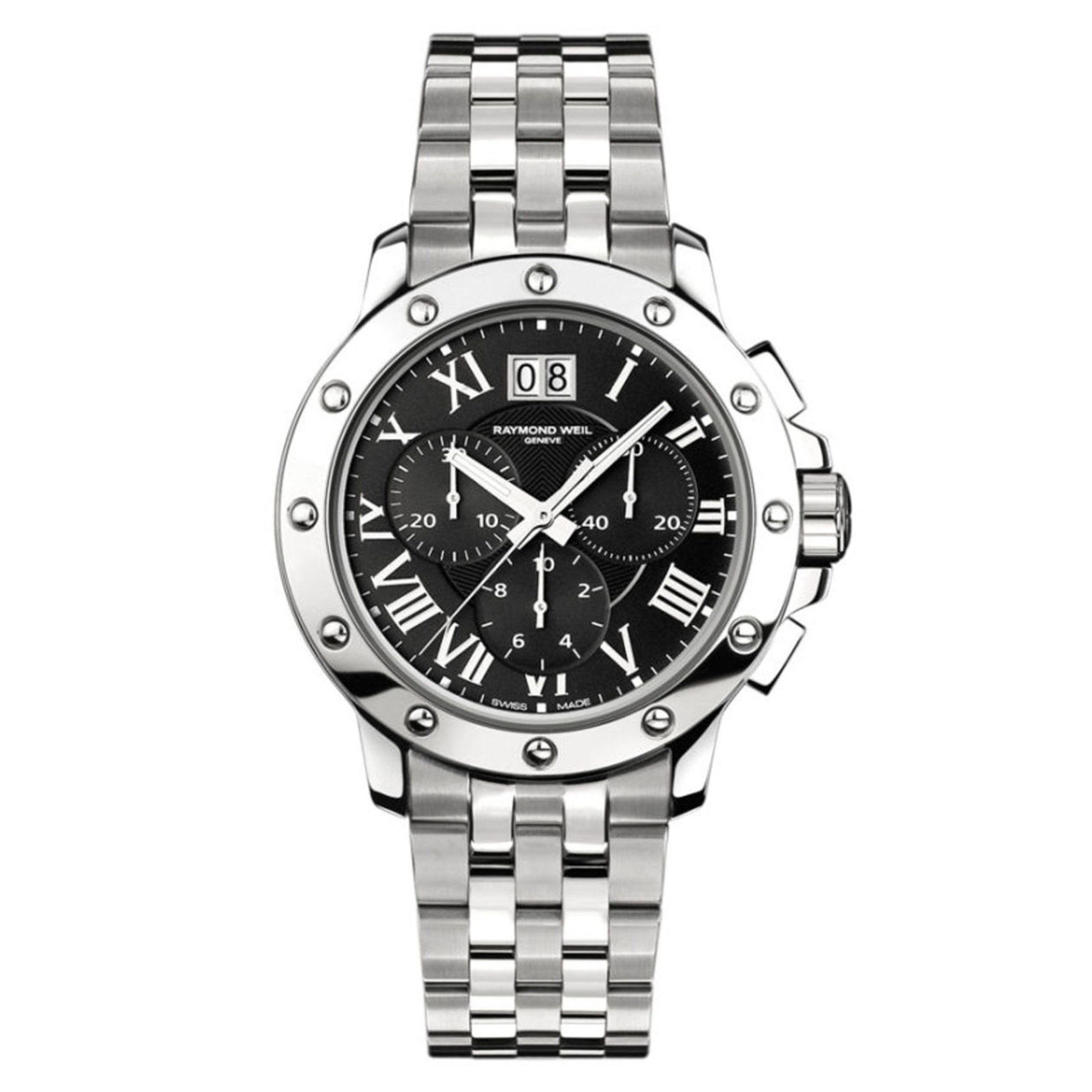 RAYMOND WEIL TANGO CHRONOGRAPH STAINLESS STEEL WATCH