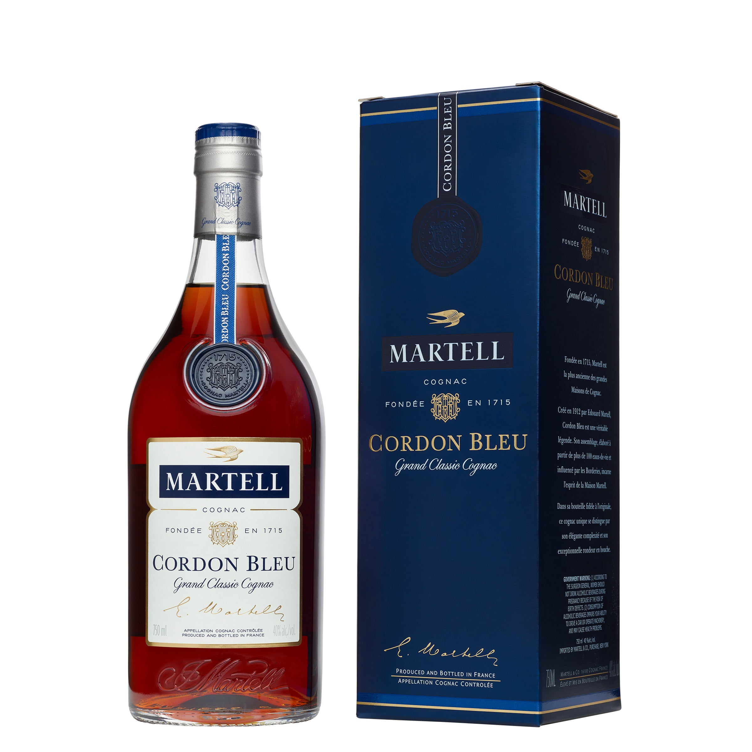 MARTELL CORDON BLEU COGNAC FRANCE 750ML