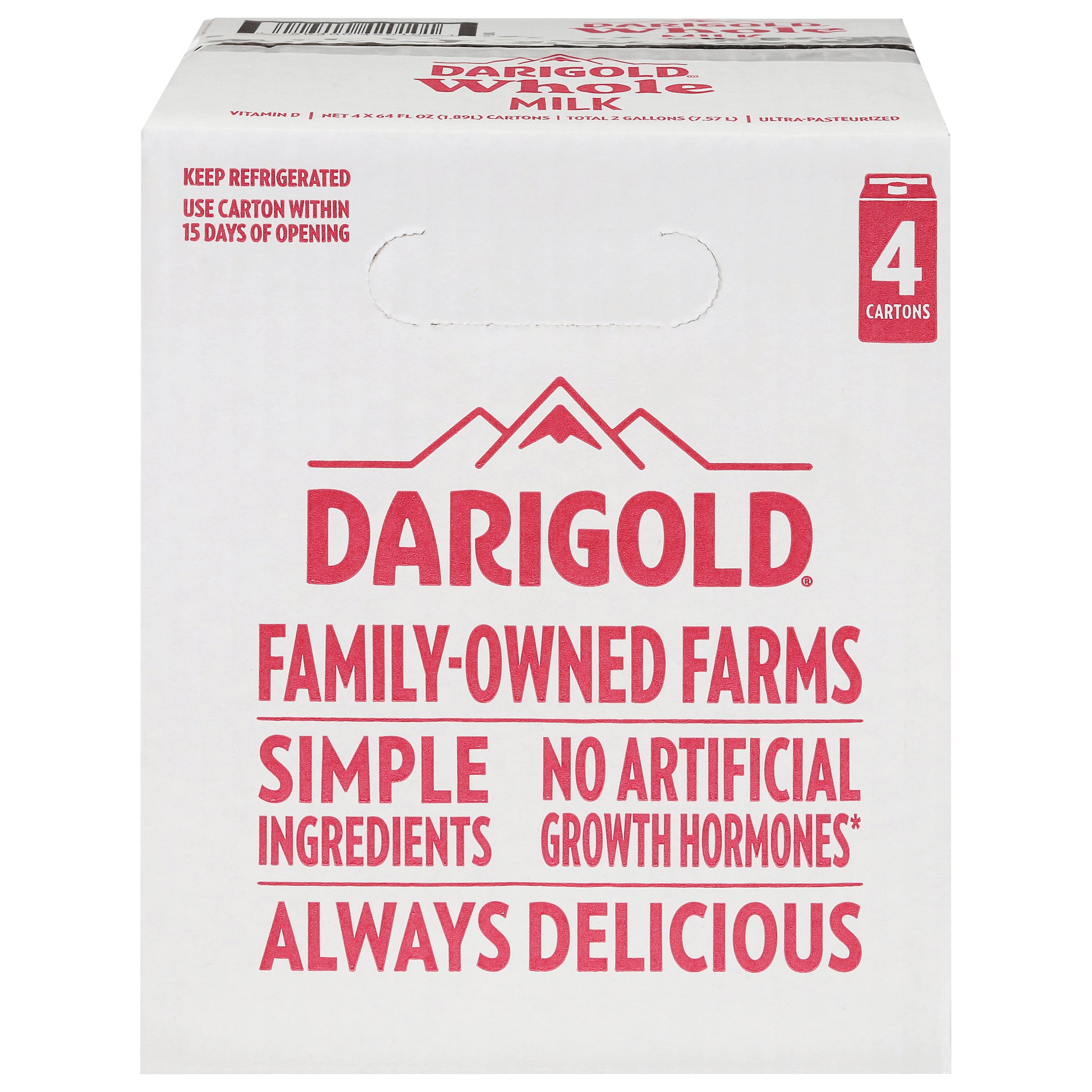 DARIGOLD HOMOGENIZED MILK 4/64 OZ