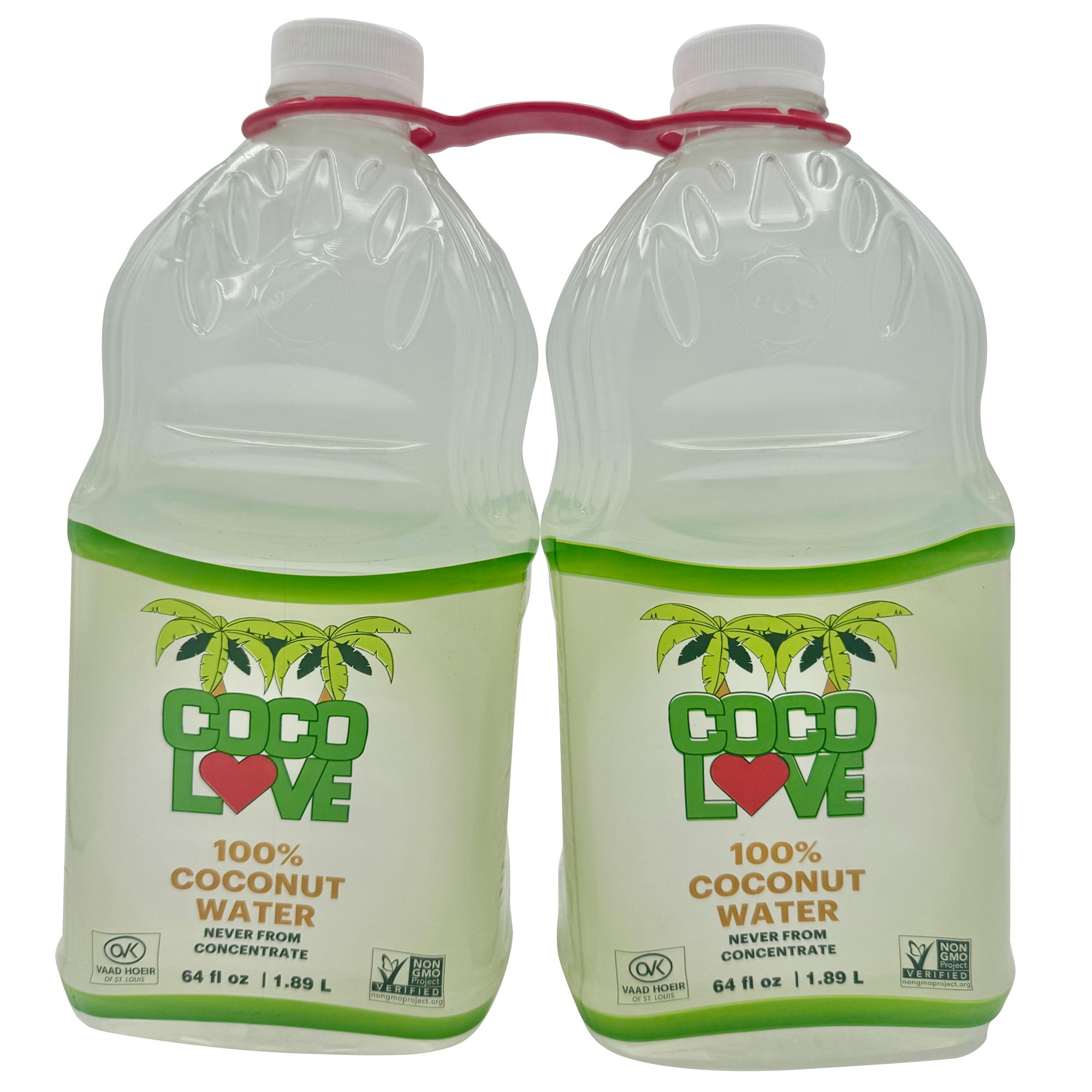 COCO LOVE 100% COCONUT WATER 128 FL OZ (4 QTS) - Image 1
