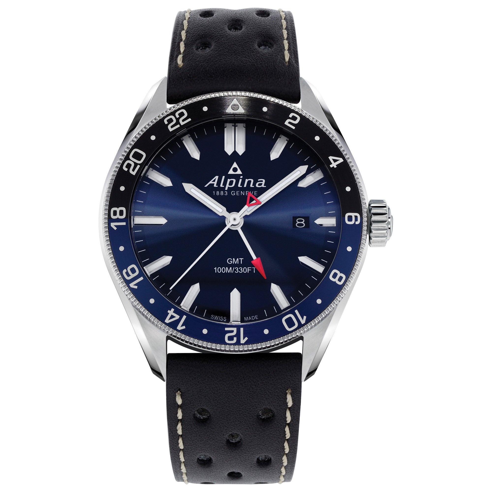 ALPINA ALPINER STAINLESS STEEL QUARTZ MENS WATCH