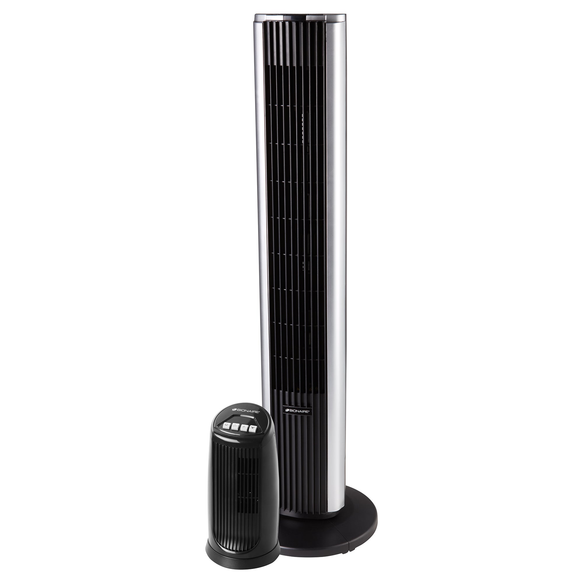 BIONAIRE TOWER FAN W/ REMOTE & PERSONAL MINI FAN - Image 1