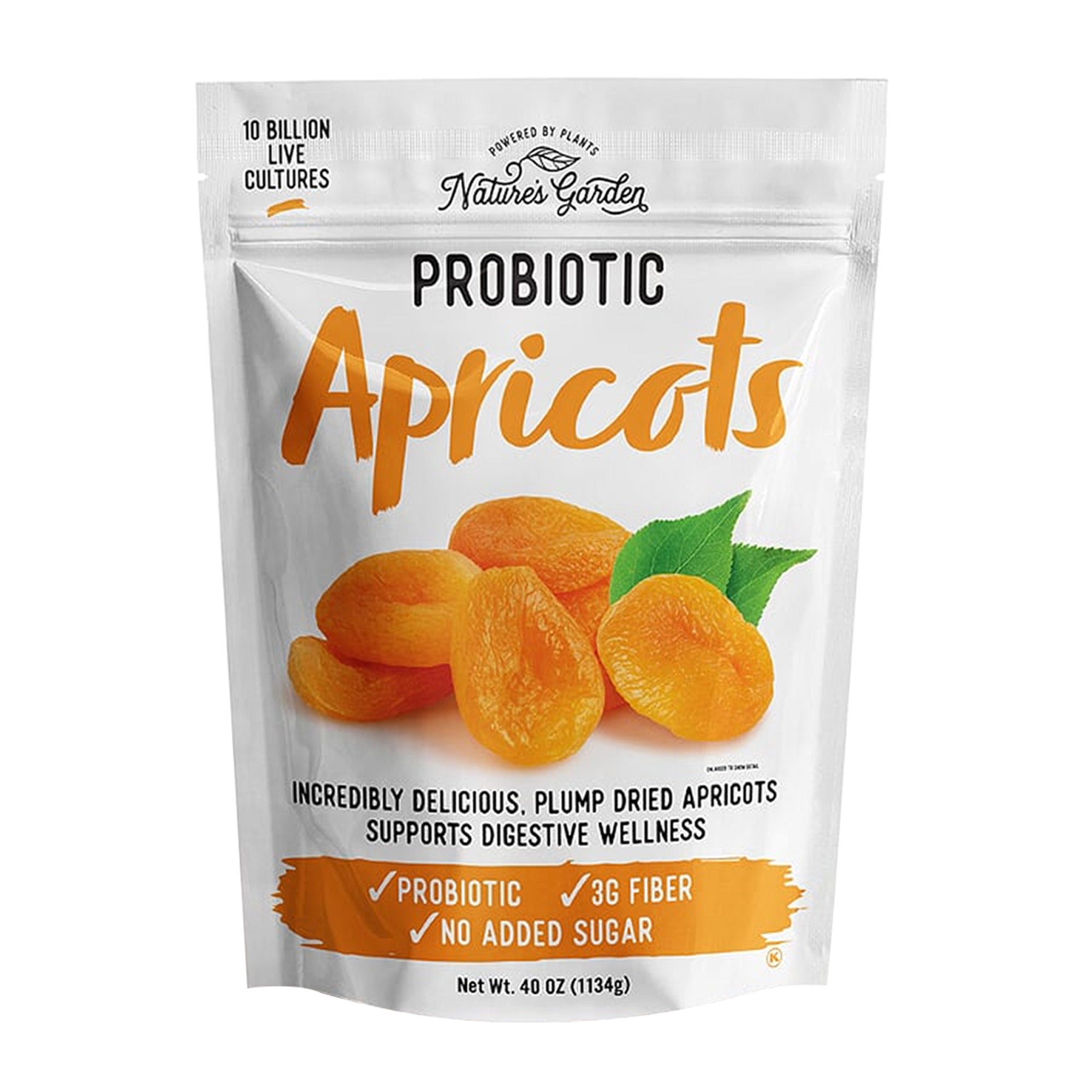 NATURE'S GARDEN PROBIOTIC APRICOTS 40 OZ (2.5 LBS)