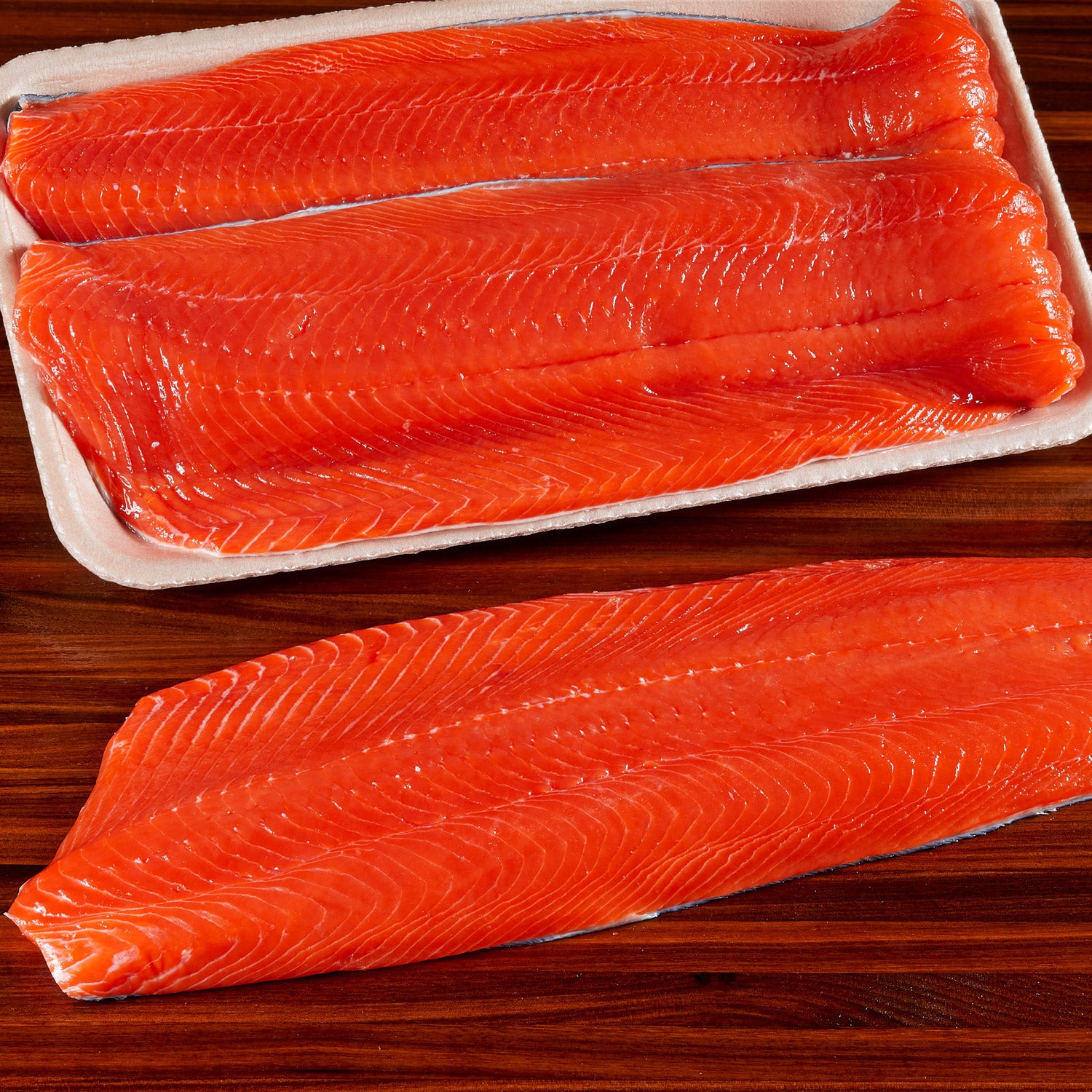 FRESH WILD SOCKEYE SALMON FILLET PER LB