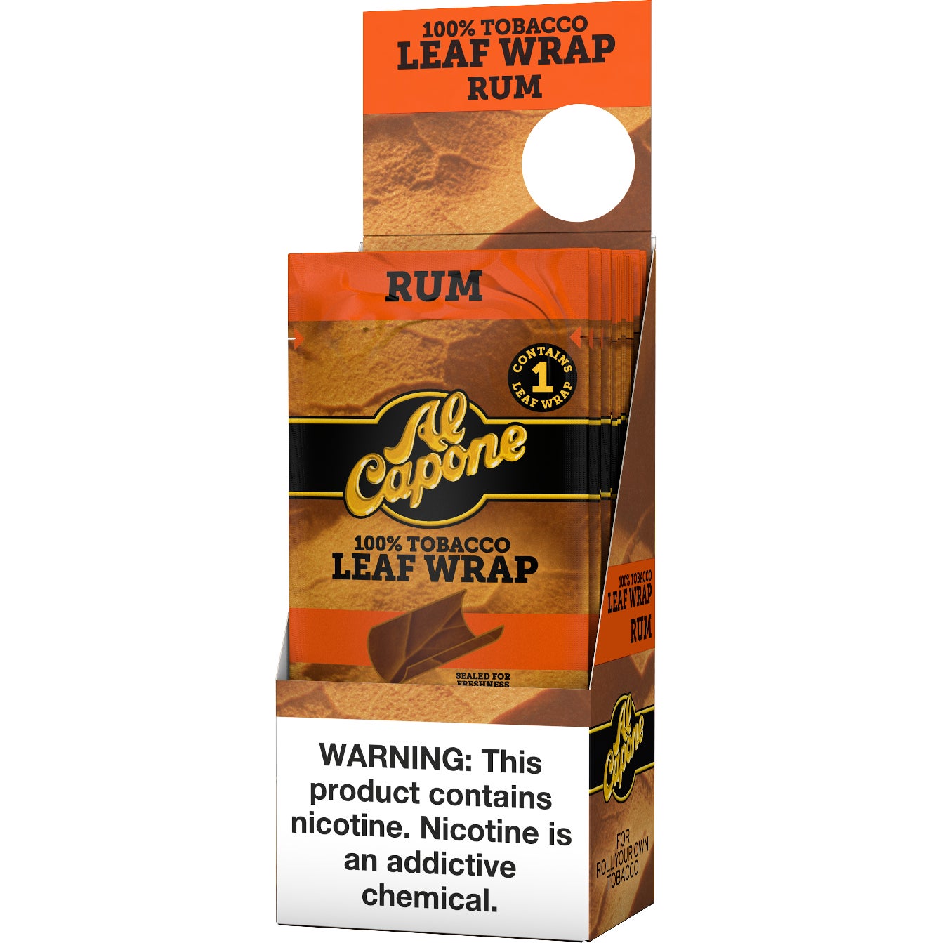 AL CAPONE RUM LEAF WRAP 18/1PK