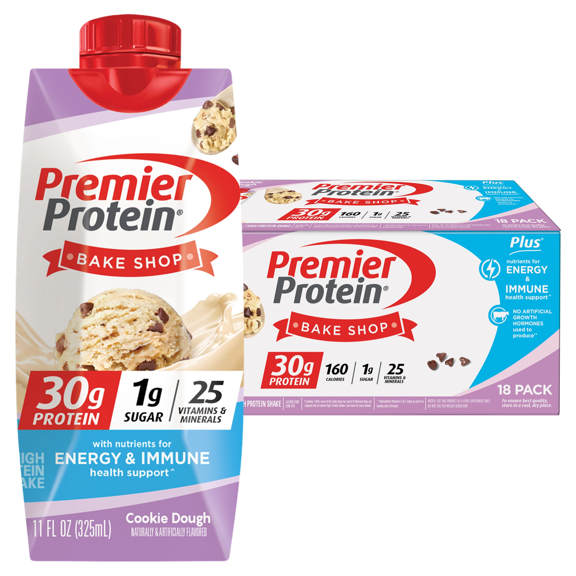 PREMIER PROTEIN SHAKE COOKIE DOUGH 11 FL OZ/18 PK