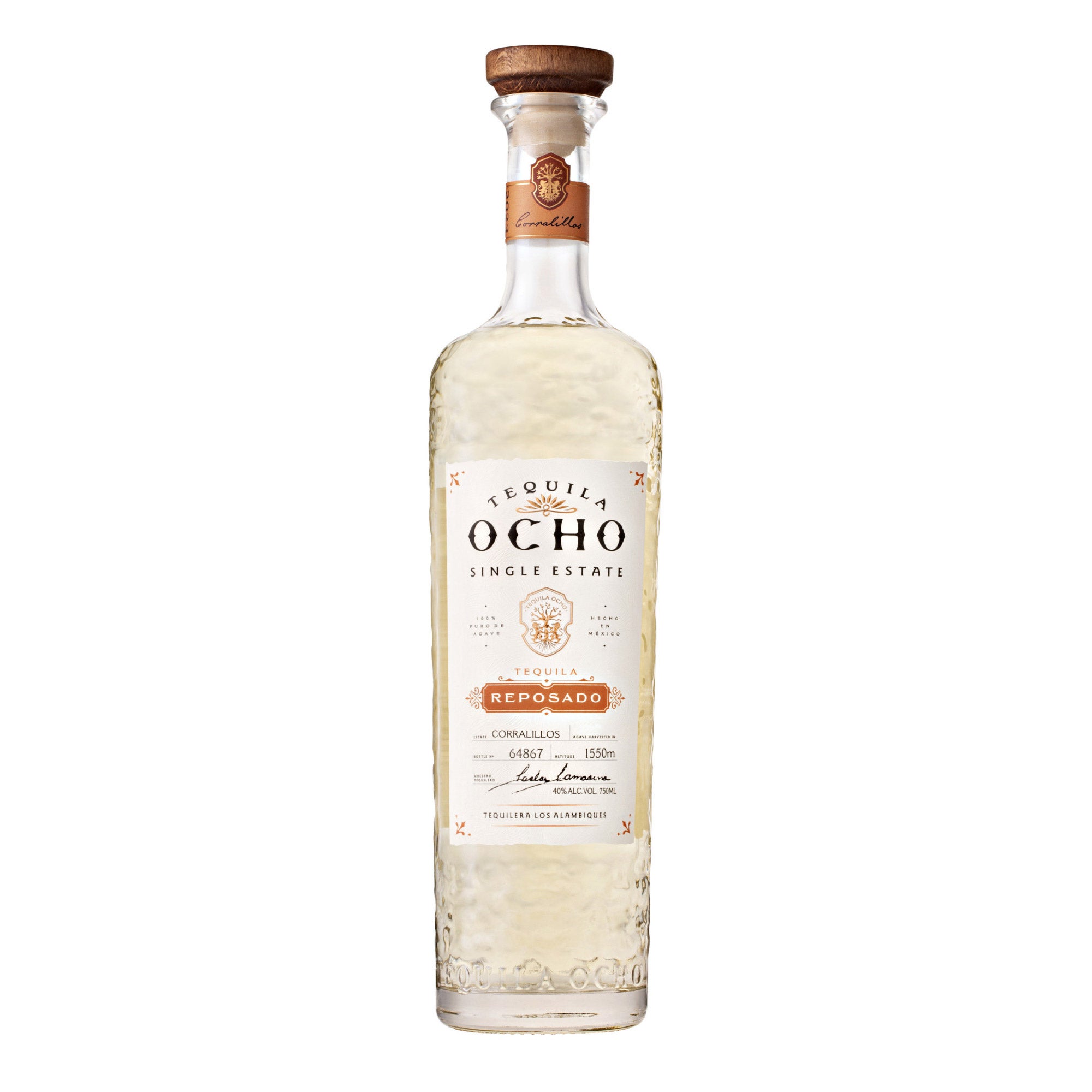 TEQUILA OCHO REPOSADO MEXICO 750ML