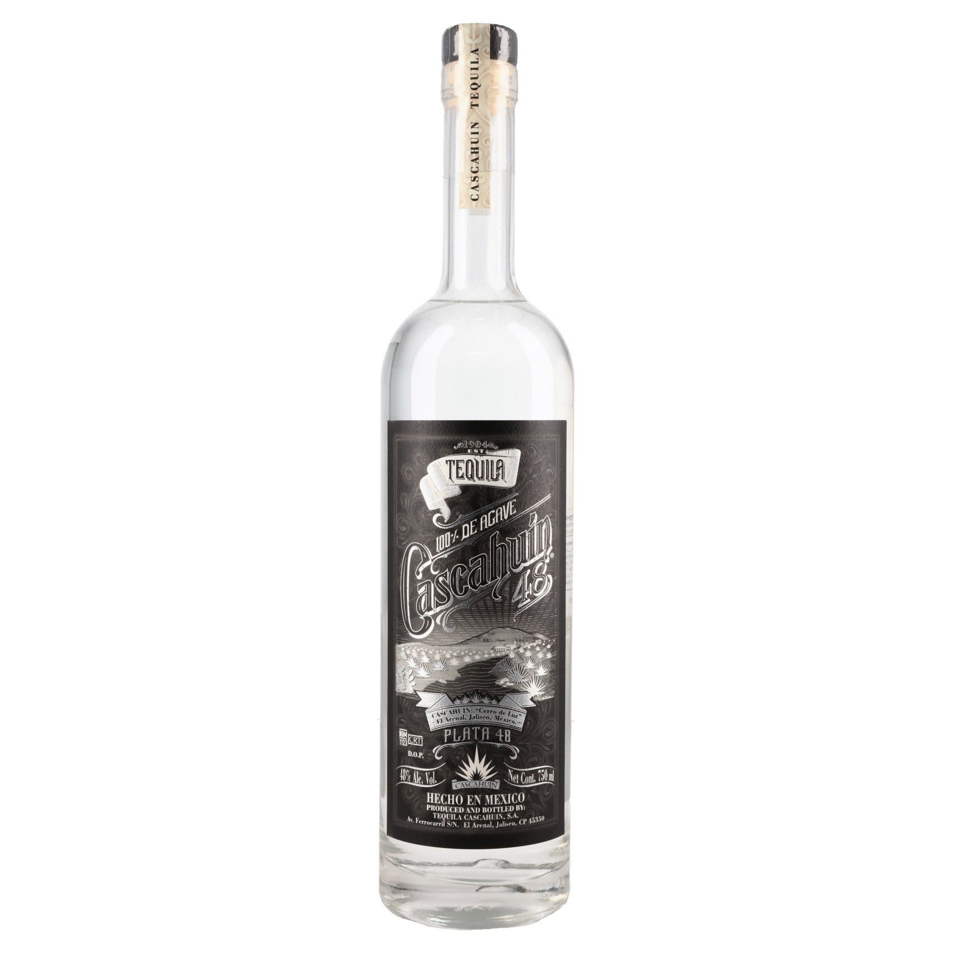CASCAHUIN PLATA TEQUILA JALISCO. MX 750LM