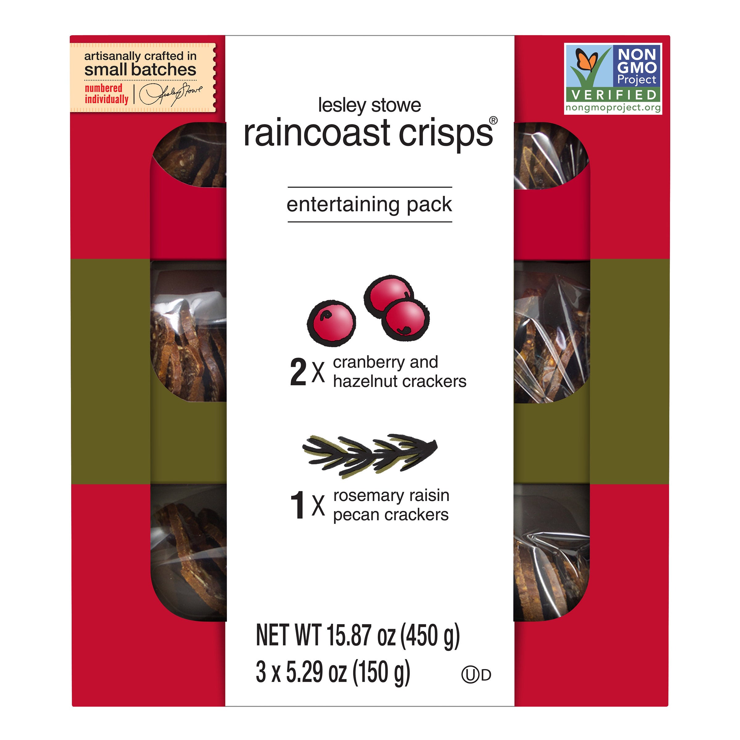LESLEY STOWE RAINCOAST CRISPS 3/5.29 OZ