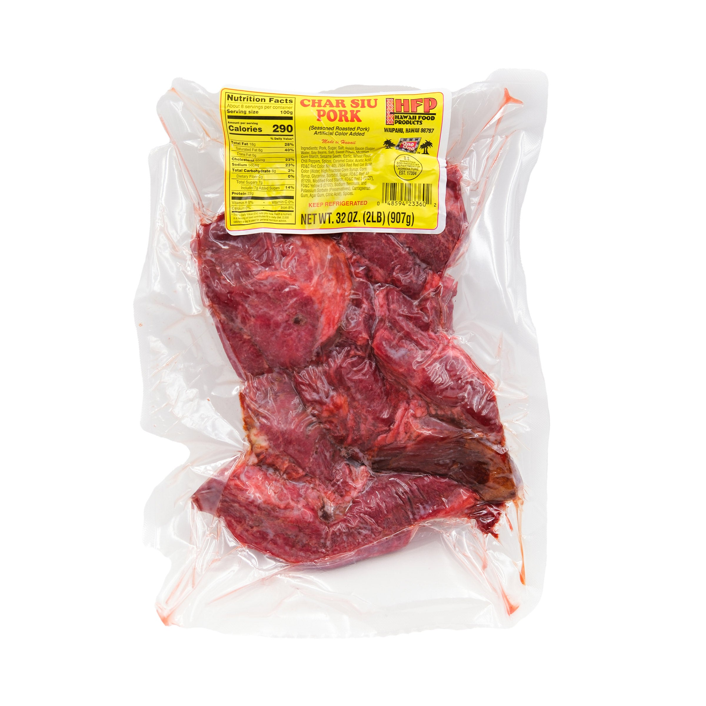 HAWAII FOOD PRODUCTS CHARSIU NET WT 2# - Image 1