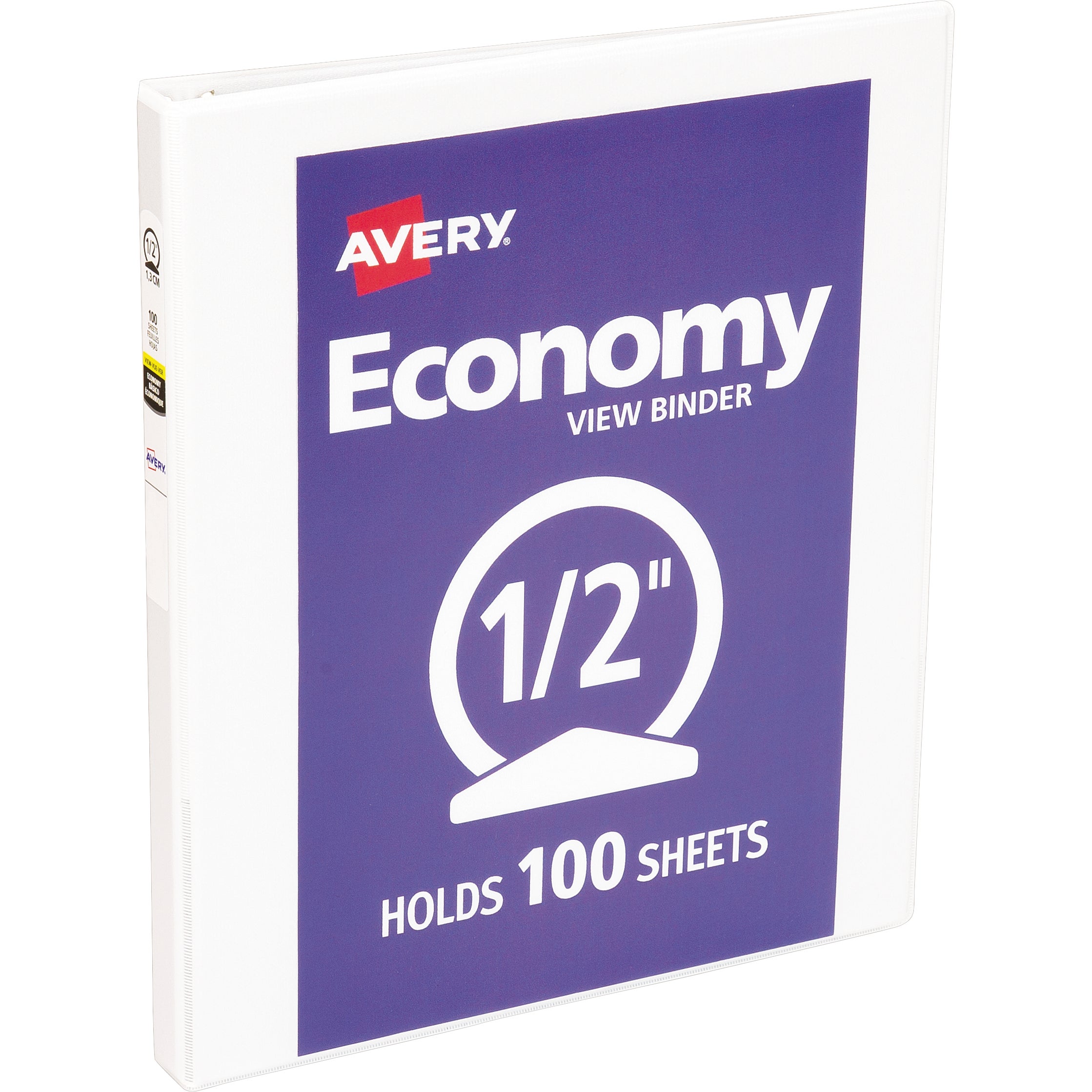 AVERY ECONOMY REFERENCE VIEW BINDERS WHITE 1/2¨