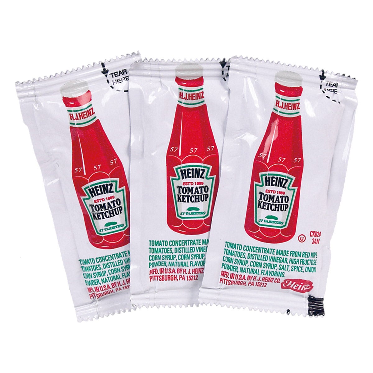 HEINZ KETCHUP PACKETS 1000 EACH - Image 1