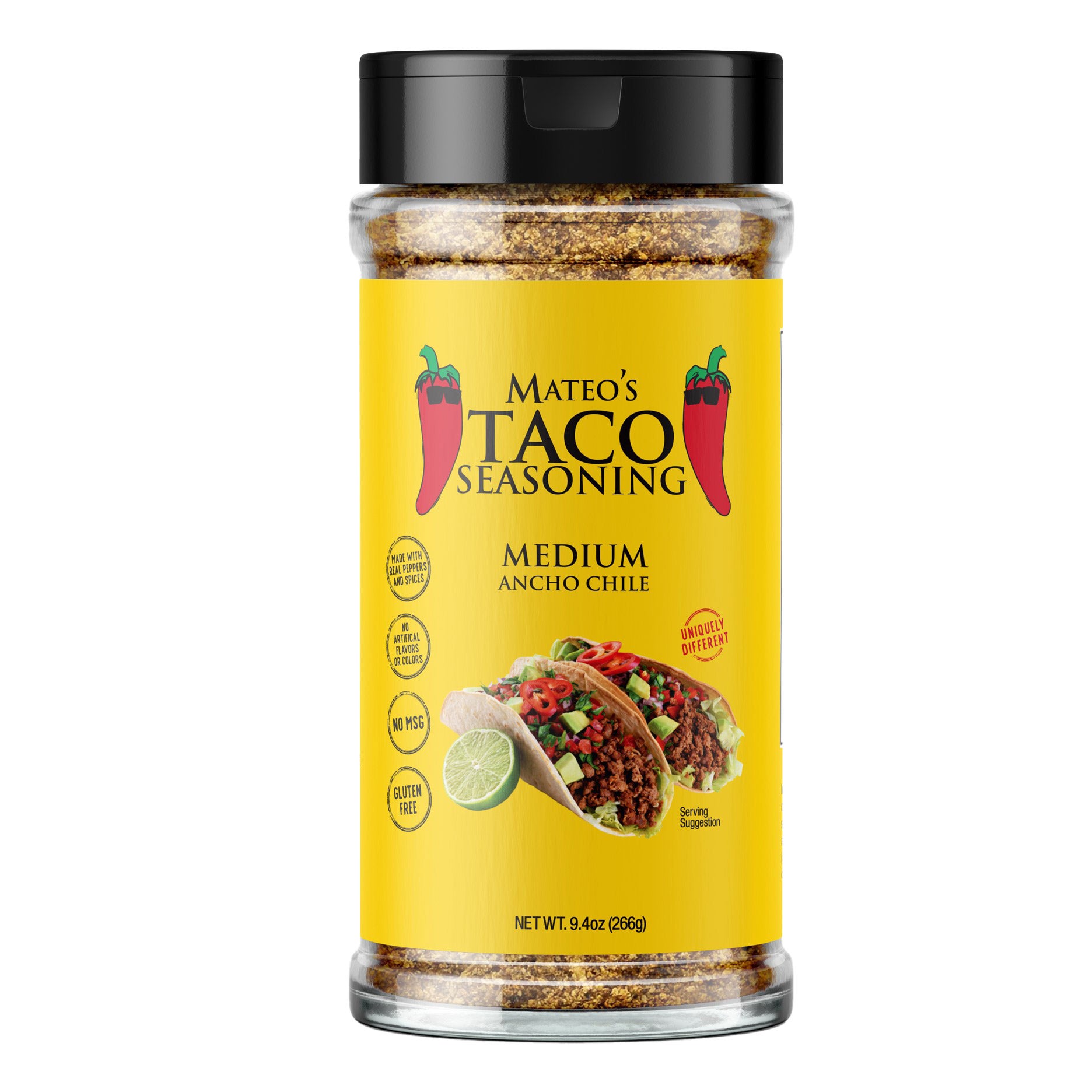 MATEO'S GOURMET TACO SEASONING 9.2 OZ