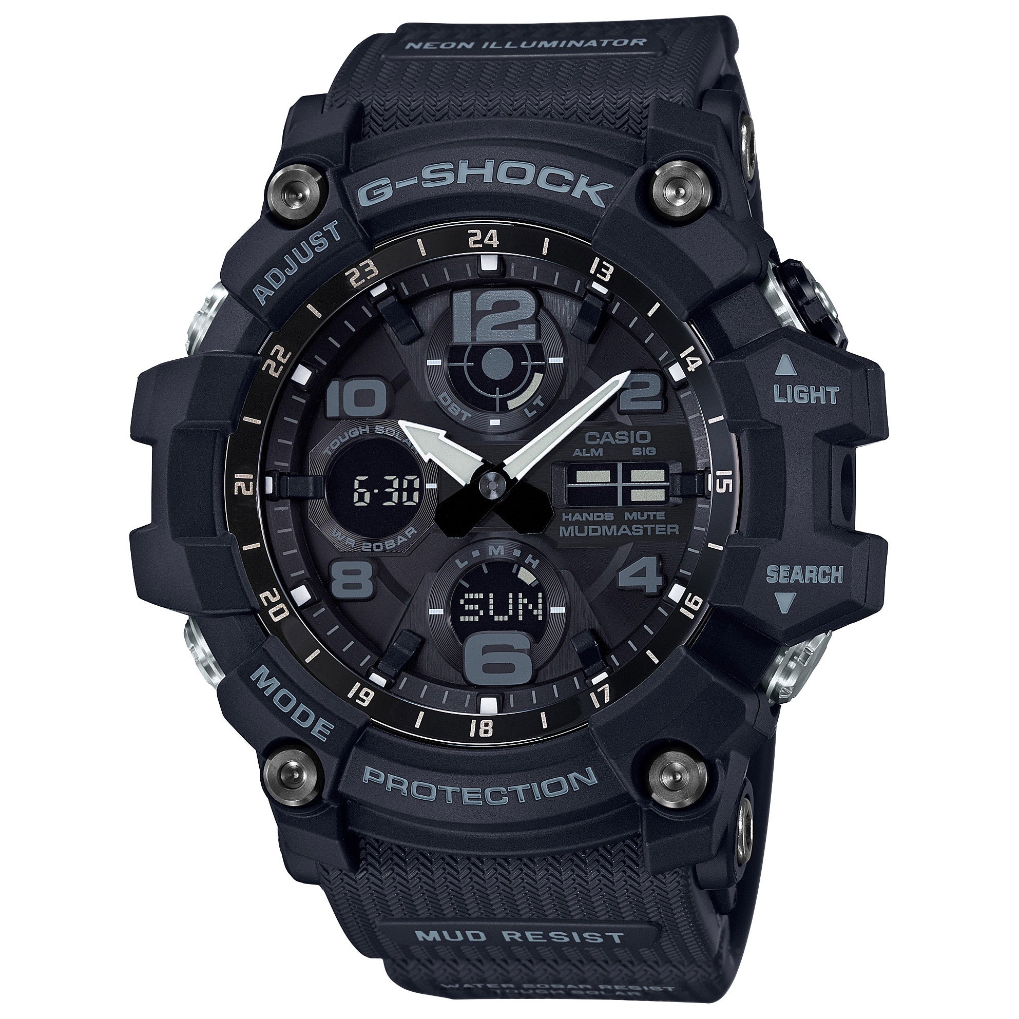 CASIO G-SHOCK MUDMASTER MEN'S SOLAR WATCH