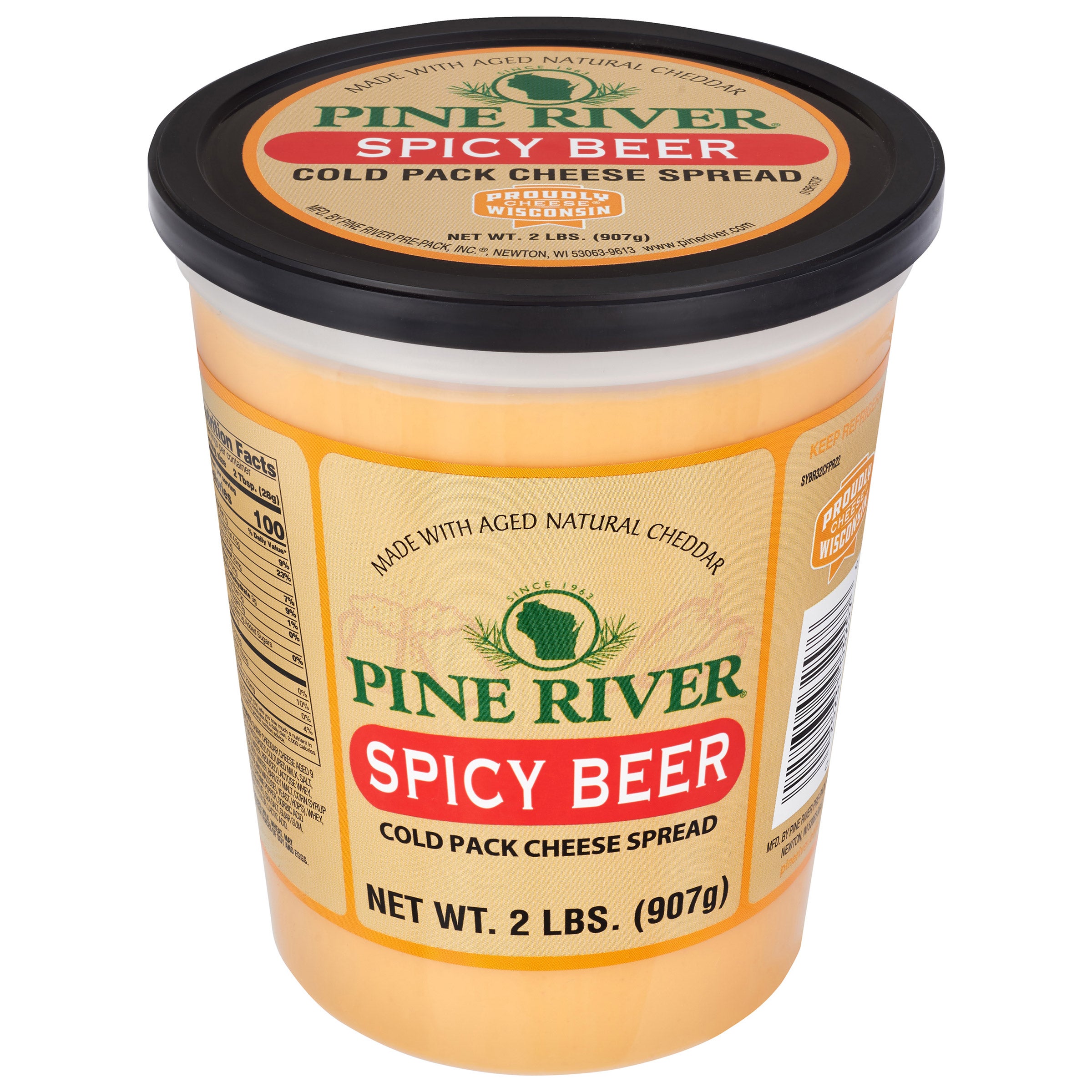 PINE RIVER SPICY BEER CHEESE 32 OUNCE CONTAINER
