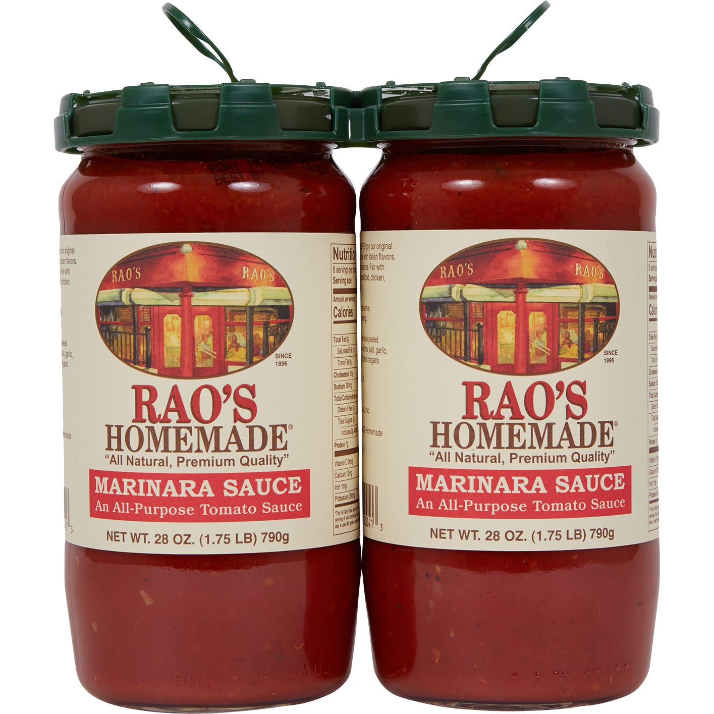 RAO'S HOMEMADE MARINARA 2/28 OUNCE JARS - Image 1