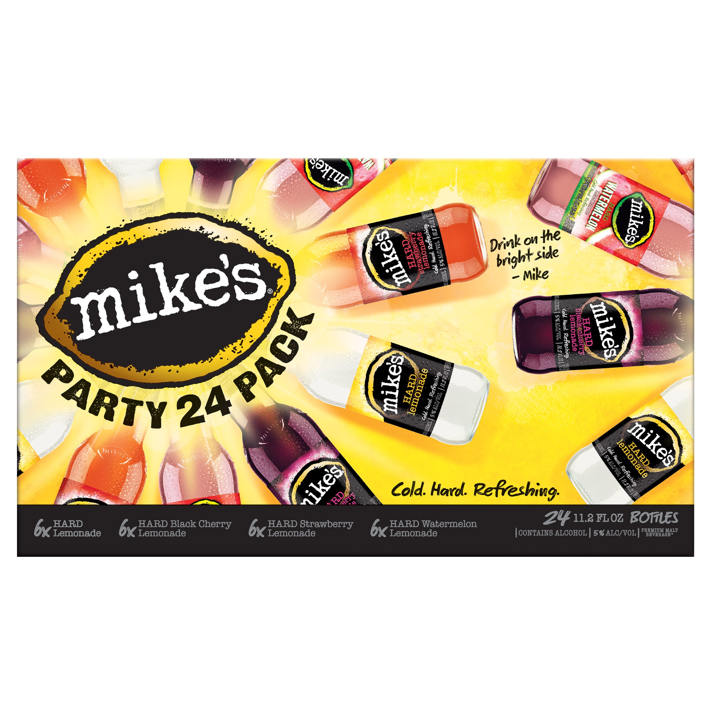 MIKE'S HARD LEMONADE VARIETY PACK 24/11.2 OZ BOTTLES