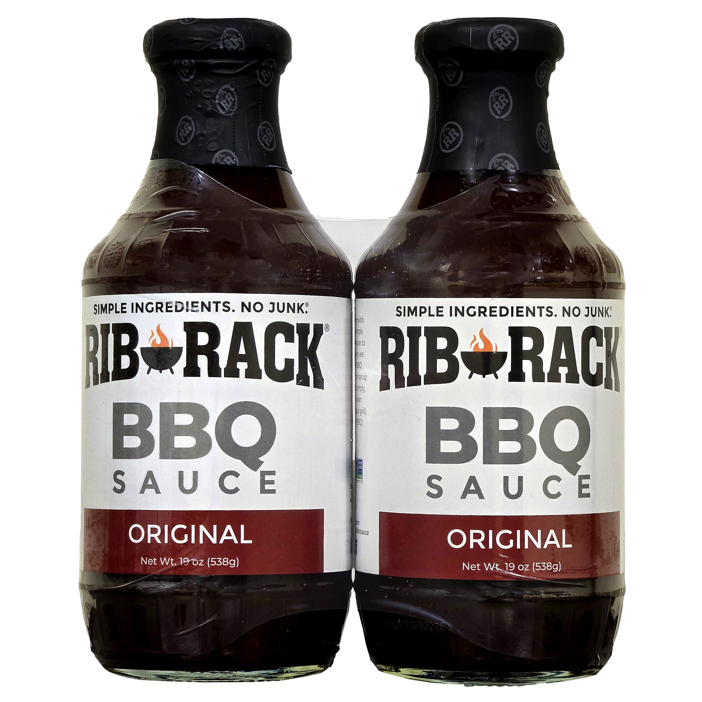 RIB RACK ORIGINAL BBQ SAUCE 2/19-OUNCE BOTTLES