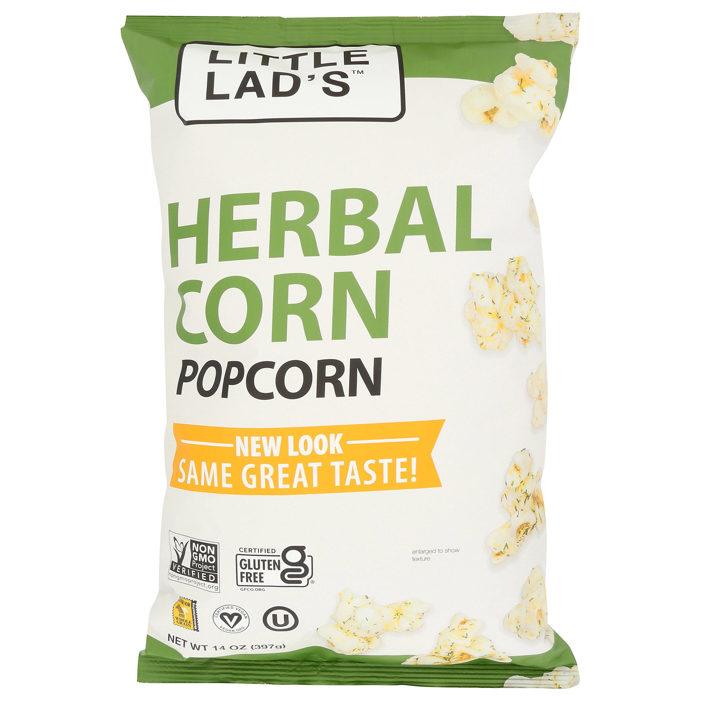 LITTLE LAD'S SAVORY HERBS POPCORN 14 OZ (.875 LBS) - Image 1