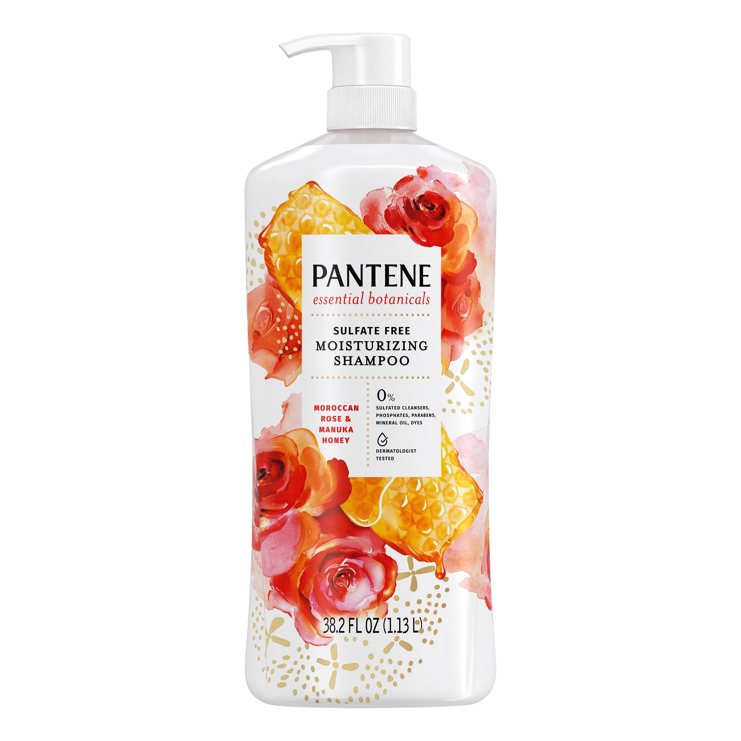 PANTENE ESSENTIAL BOTANICALS ROSE + HONEY SHAMPOO - Image 1