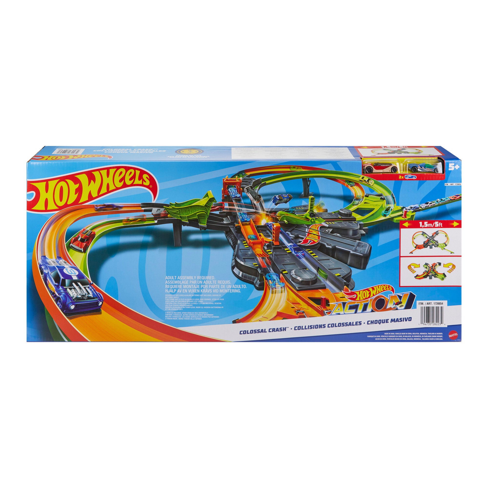 HOT WHEELS COLOSSAL SPEED CRASH MOTORIZEDC TRACK SET