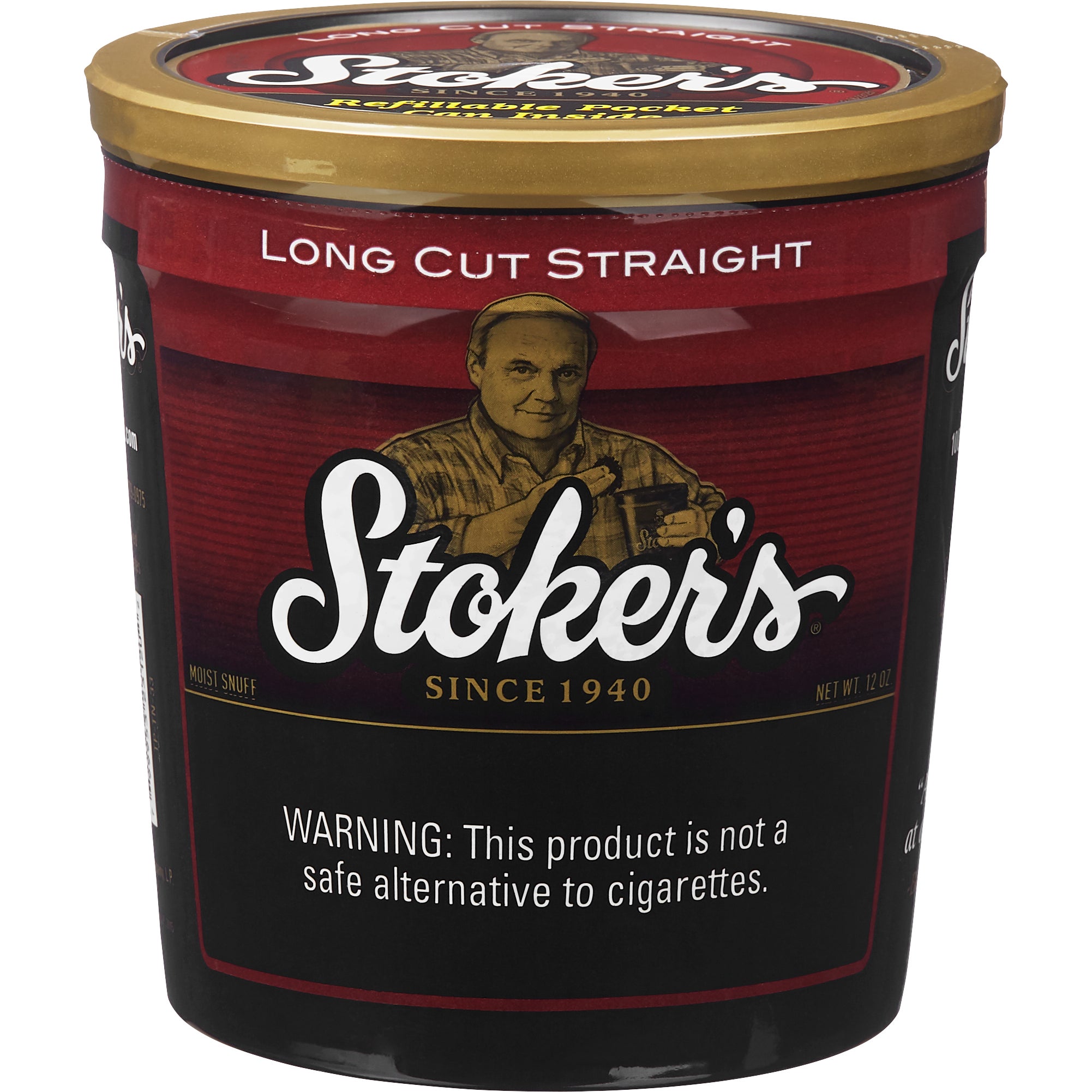 STOKER'S LONG CUT STRAIGHT 12 OZ. TUB
