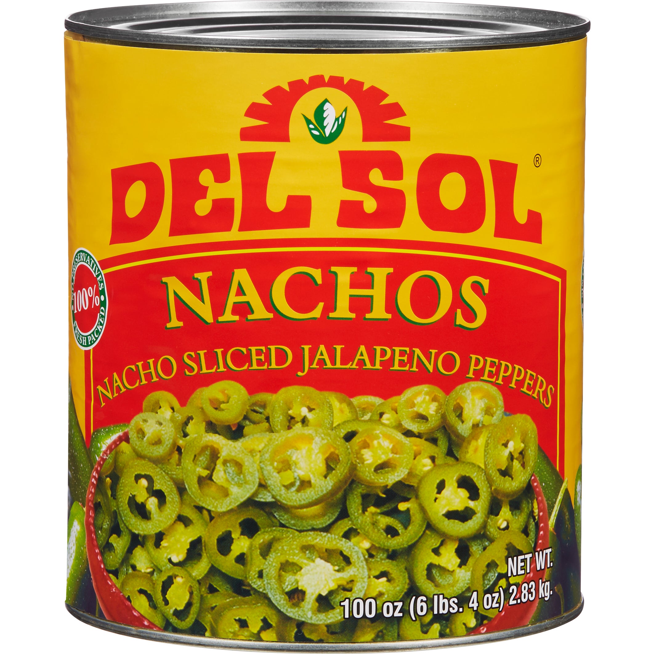 DEL SOL SLICED JALAPENOS #10 CAN