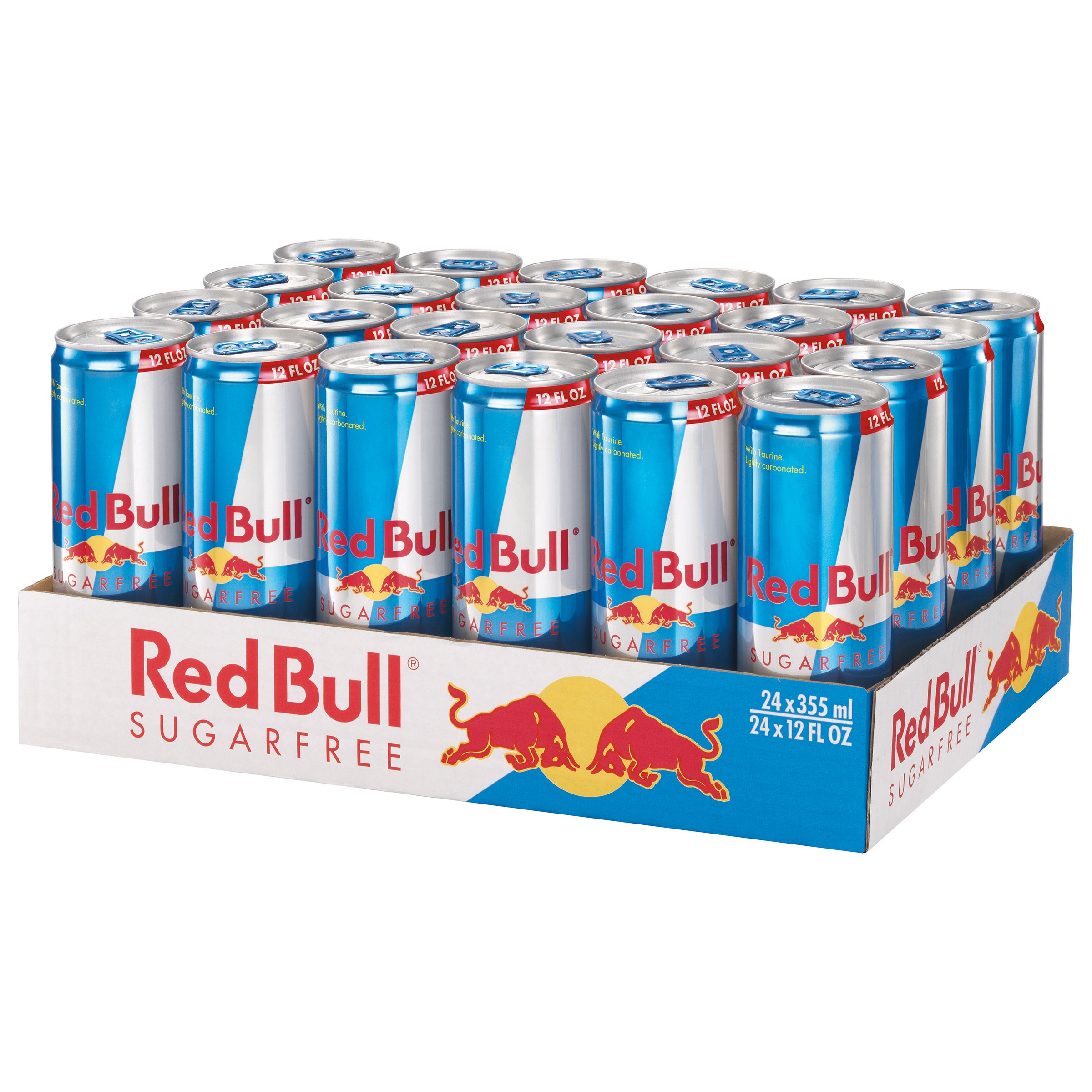 RED BULL SUGARFREE ENERGY DRINK 24 PACK 12 OUNCES EACH - Image 1
