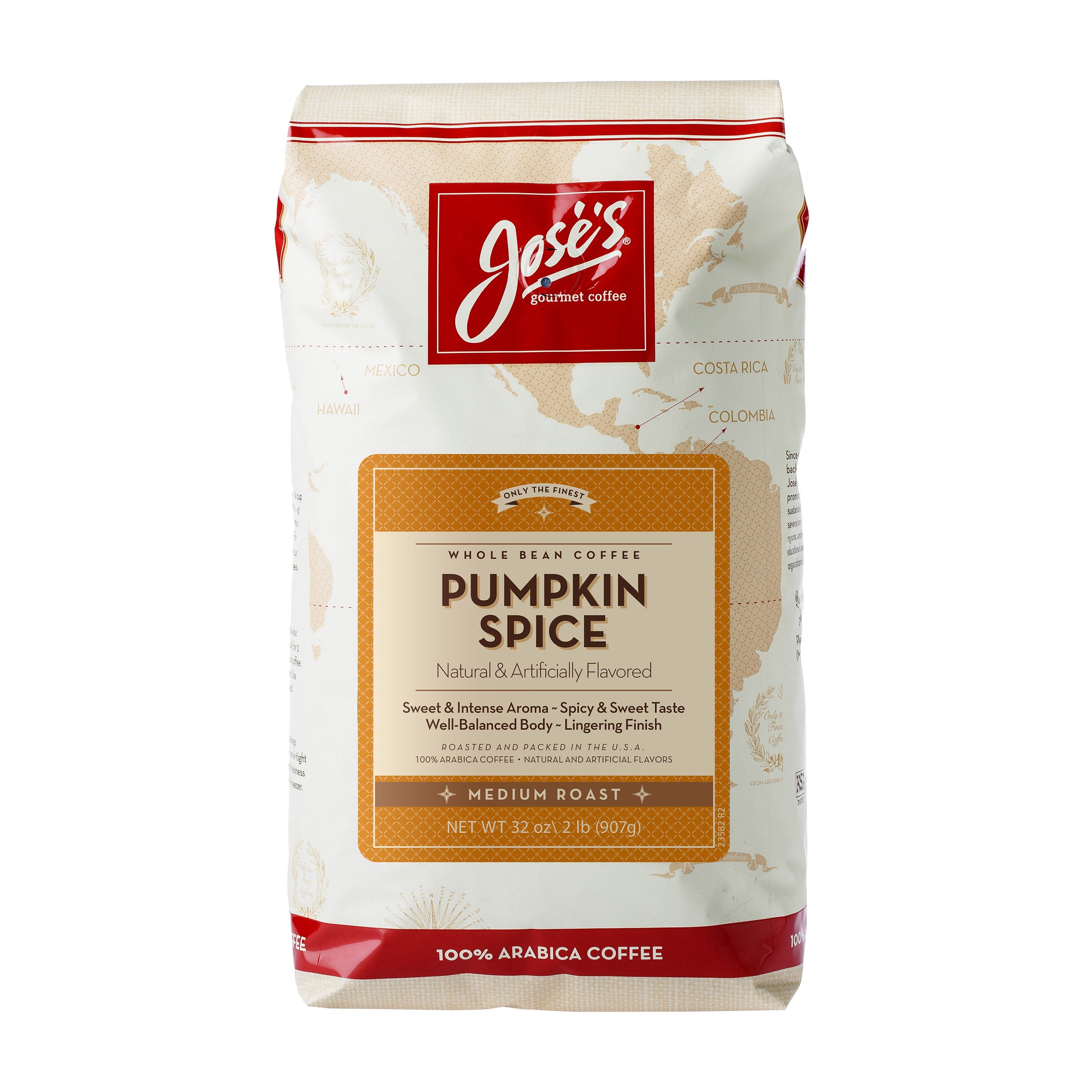 ROADSHOW JOSE'S PUMPKIN SPICE COFFEE WHOLE BEAN 2 LBS