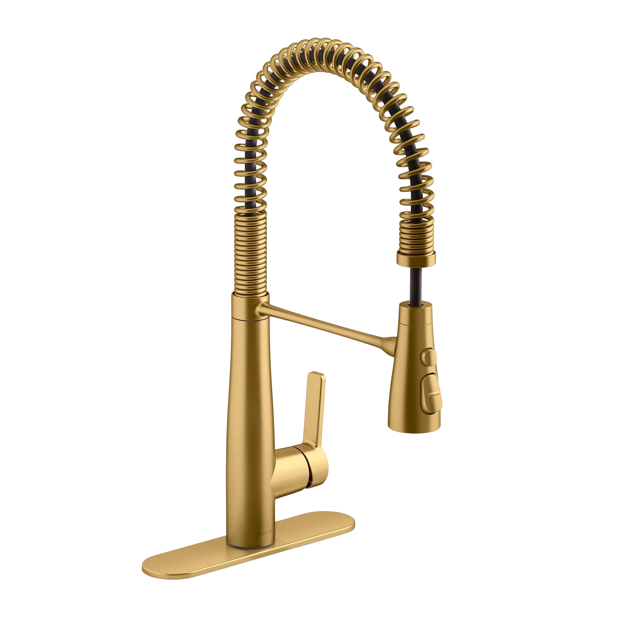 KOHLER VIND SEMI-PRO KITCHEN FAUCET GOLD