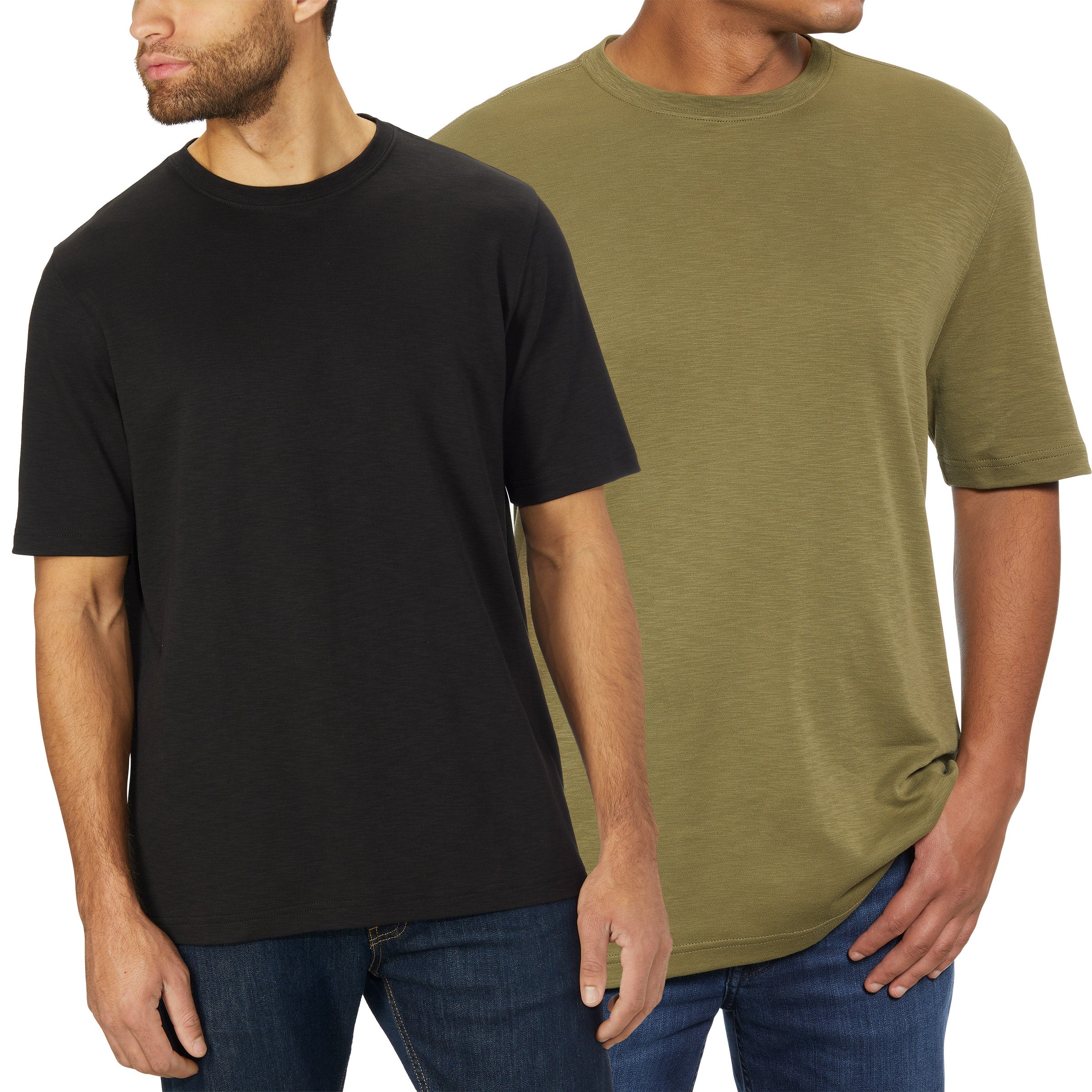 KIRKLAND SIGNATURE MEN'S SLUB TEE - Image 1