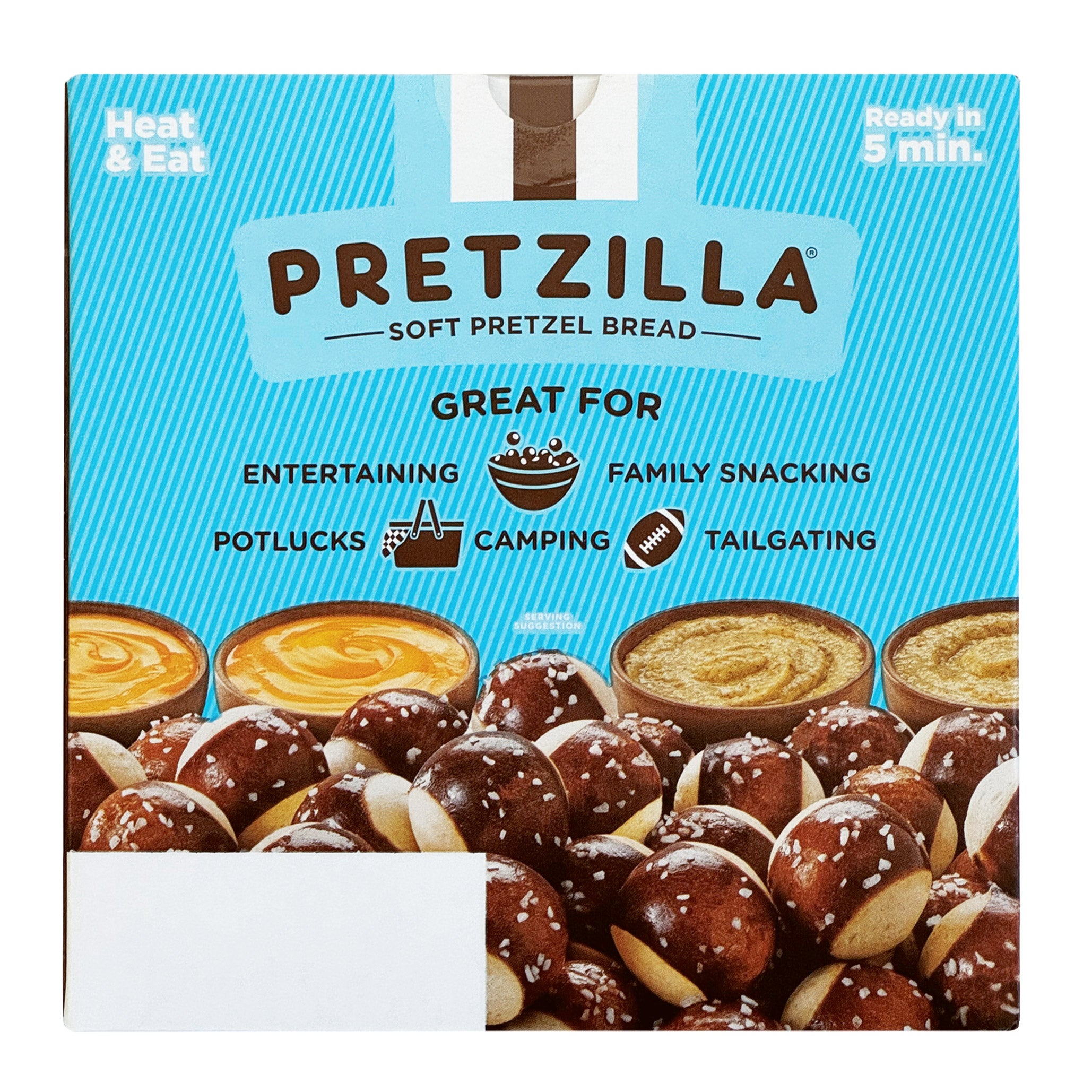 PRETZILLA SOFT PRETZEL BITES 36.5 OUNCE BOX