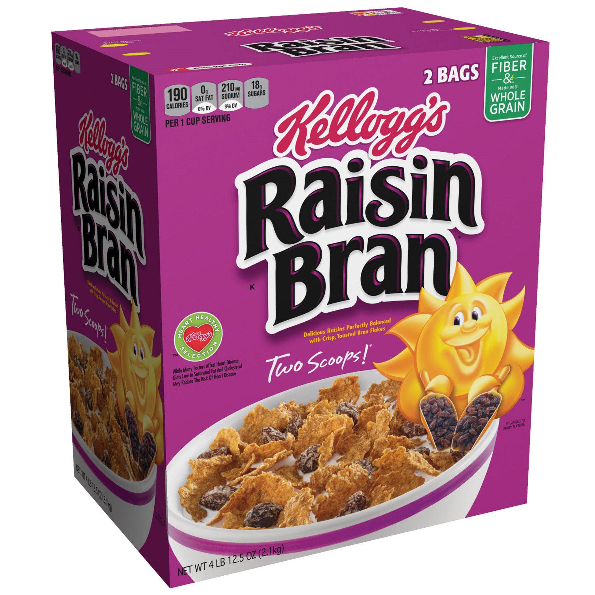 KELLOGG'S RAISIN BRAN 76.5 OZ ( 4.78 LBS ) - Image 1