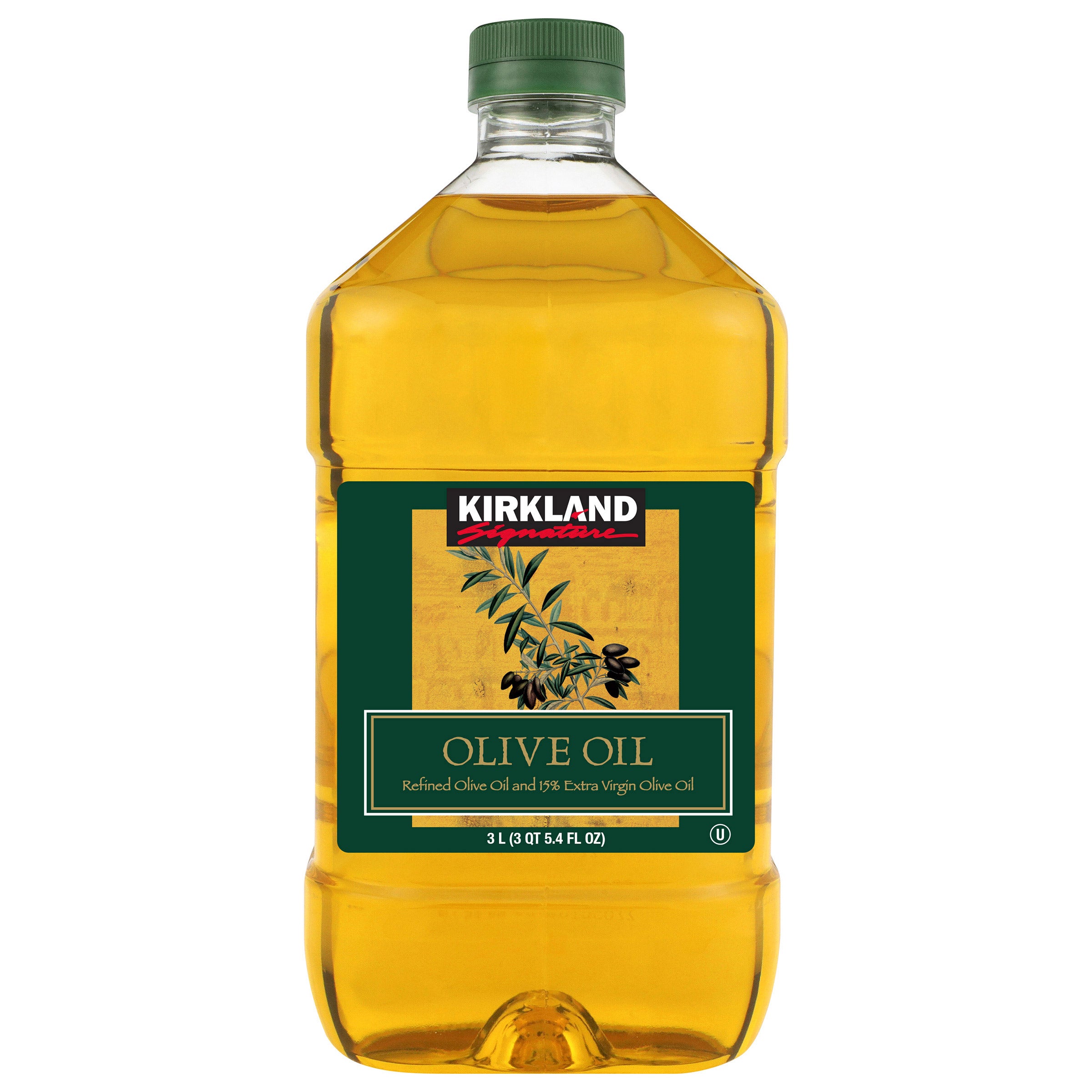 KIRKLAND SIGNATURE OLIVE OIL 3 LITER BOTTLE - Image 1