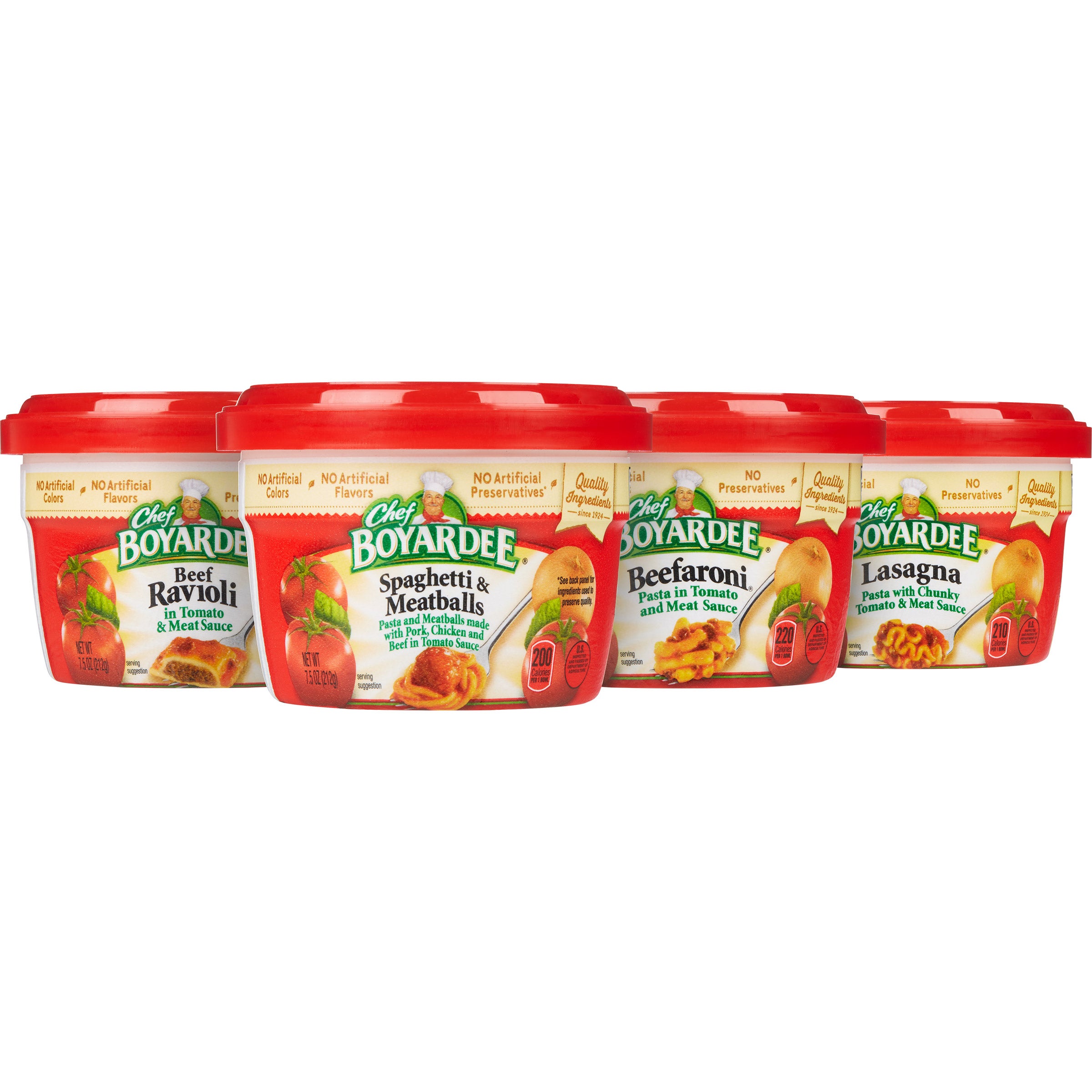 CHEF BOYARDEE MICROWAVE MEAL VARIETY 12/7.5 OZ - Image 1