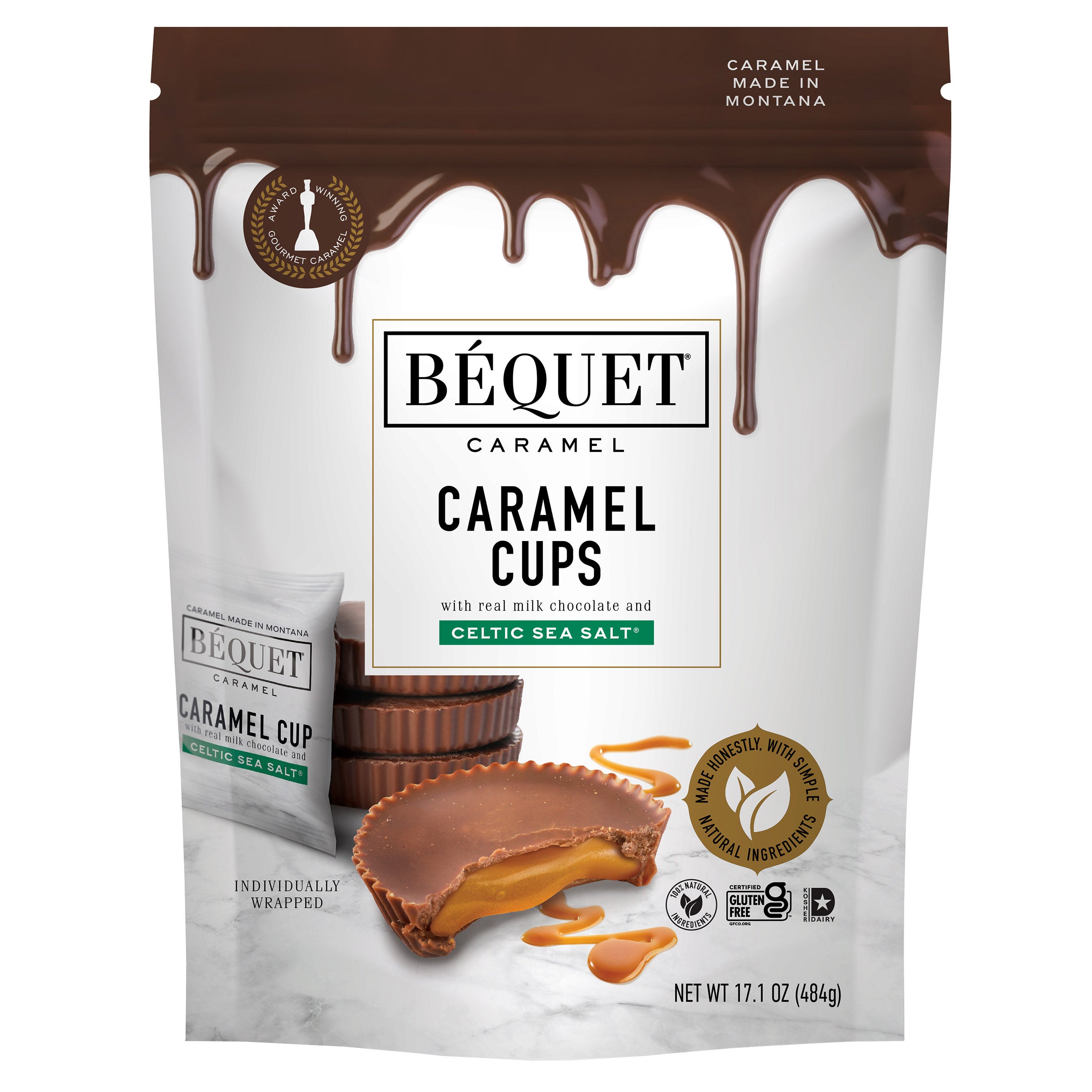 BEQUET CARAMEL CUPS 17.1 OUNCES